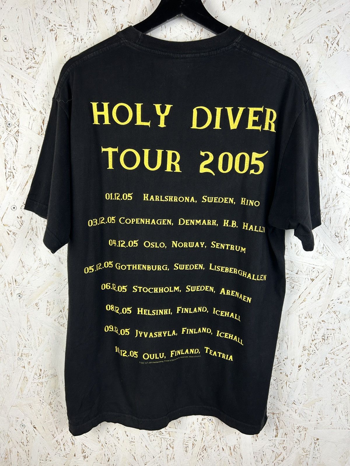 Band Tees Vintage Dio Evil Or Divine 2005 Holy Diver Tour T-Shirt L Size US L / EU 52-54 / 3 - 3 Thumbnail
