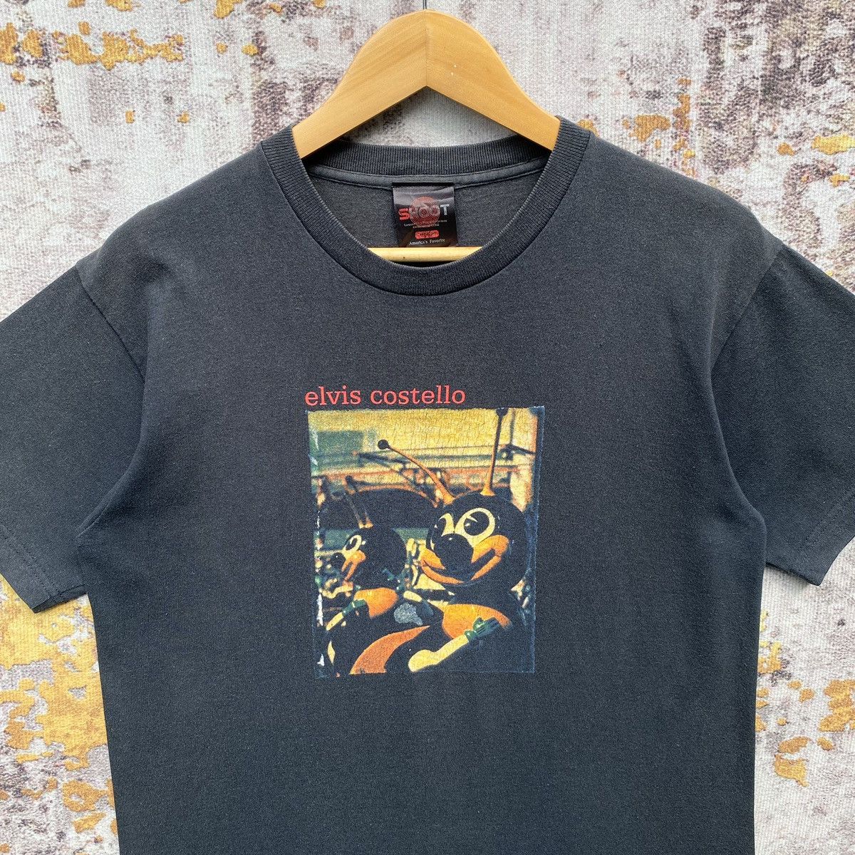Band Tees Vintage Elvis Costello When i Was Cruel Album Cover Shirt Size US M / EU 48-50 / 2 - 7 Thumbnail
