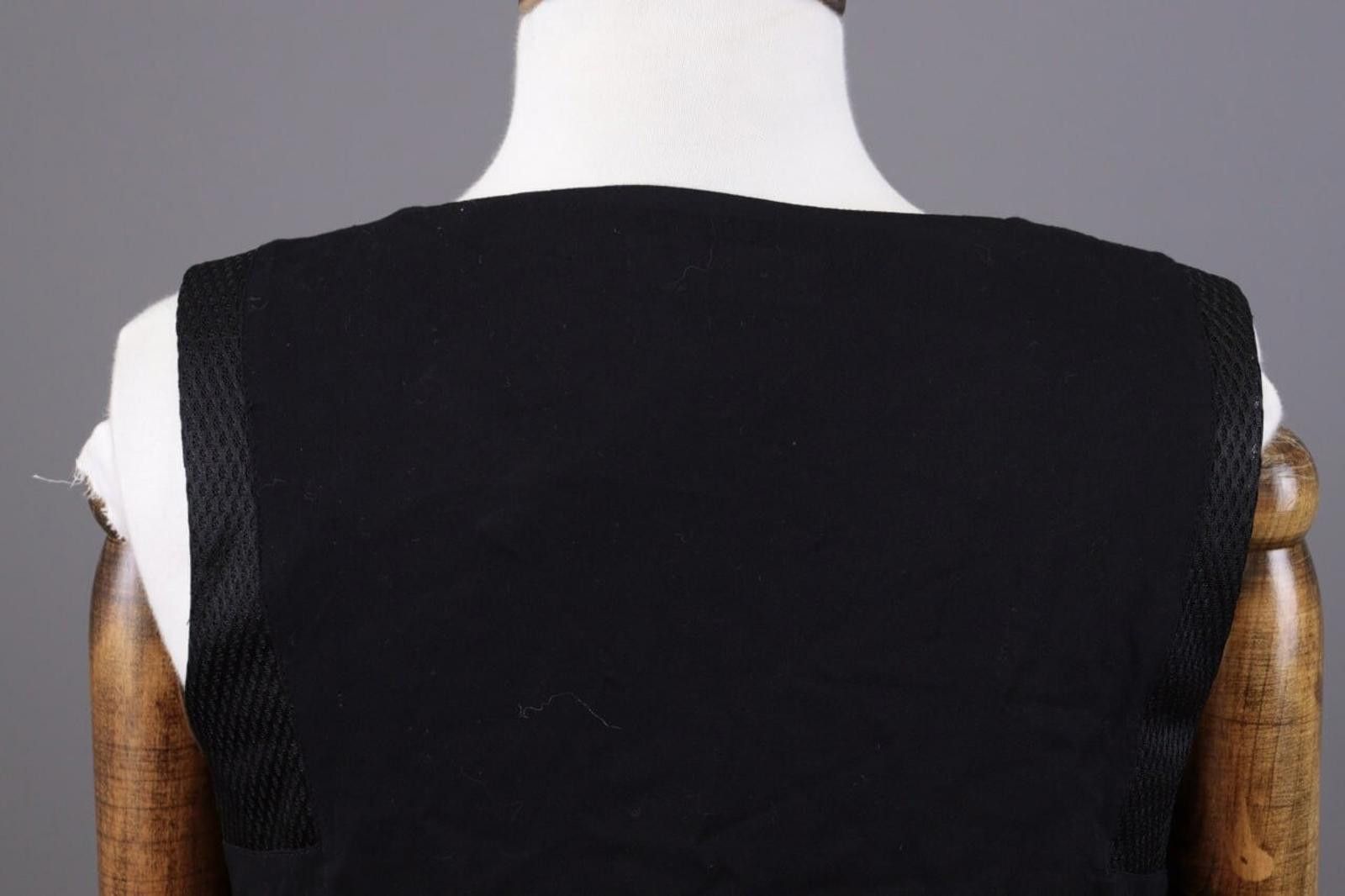 Designer Cop Copine Black Wham Robe Tank Shift Midi Dress Size 40 / M Size M / US 6-8 / IT 42-44 - 11 Thumbnail