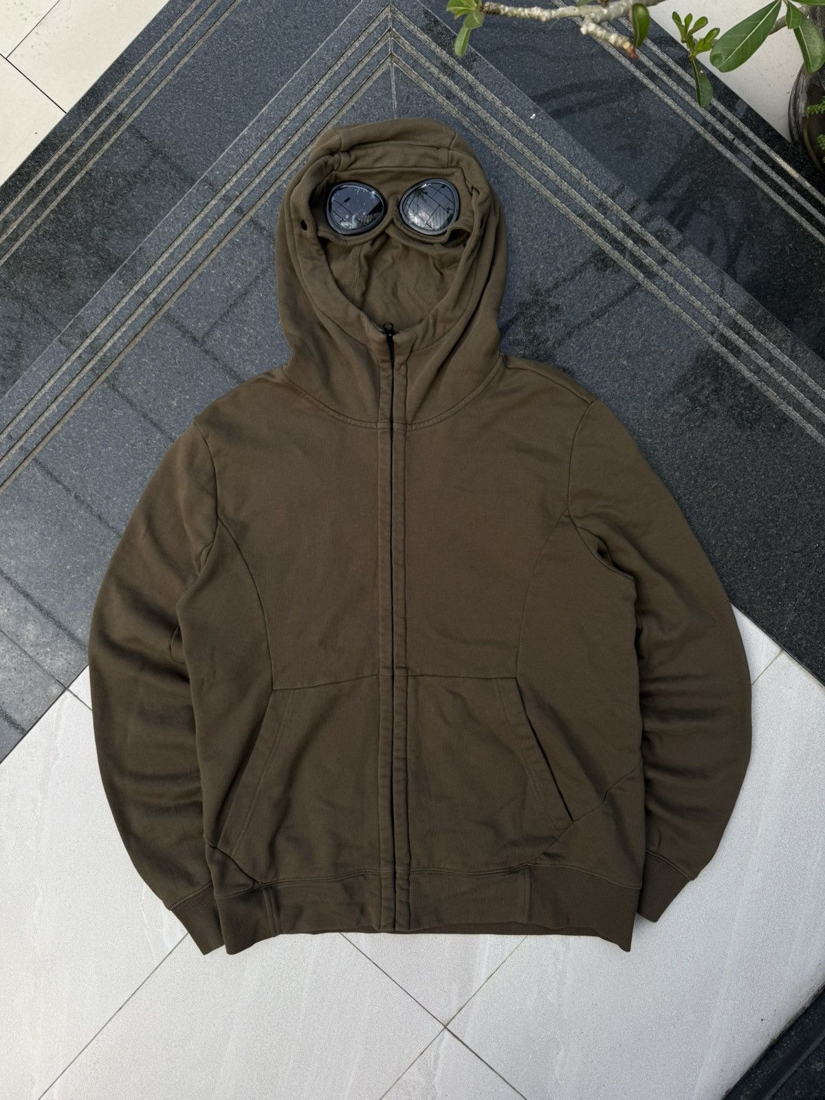C.P. Company 90’s C.P. COMPANY RARE DOUBLE GOGLE GLASS VINTAGE ZIP HOODIE Size US L / EU 52-54 / 3 - 2 Thumbnail