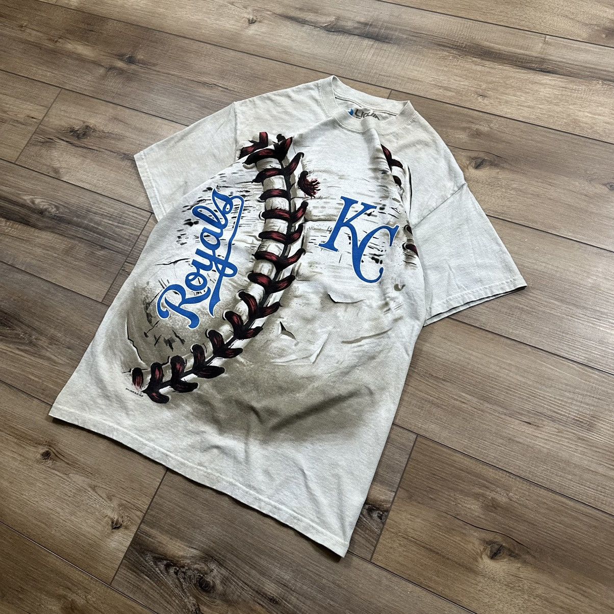 Liquid Blue Liquid Blue Kansas City Royals MLB Tie Dye Graphic Tee Size US M / EU 48-50 / 2 - 3 Thumbnail