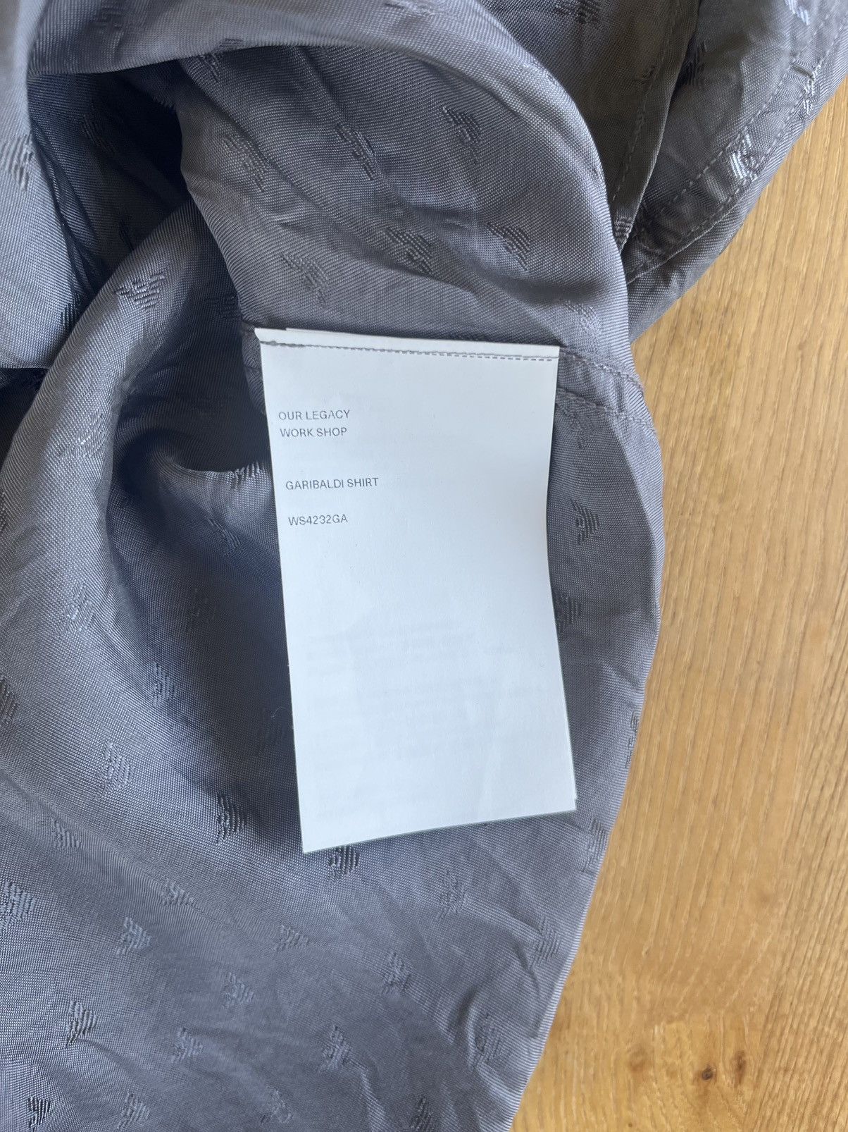 Armani Our Legacy x Emporio Armani - GARIBALDI SHIRT Size US S / EU 44-46 / 1 - 4 Thumbnail