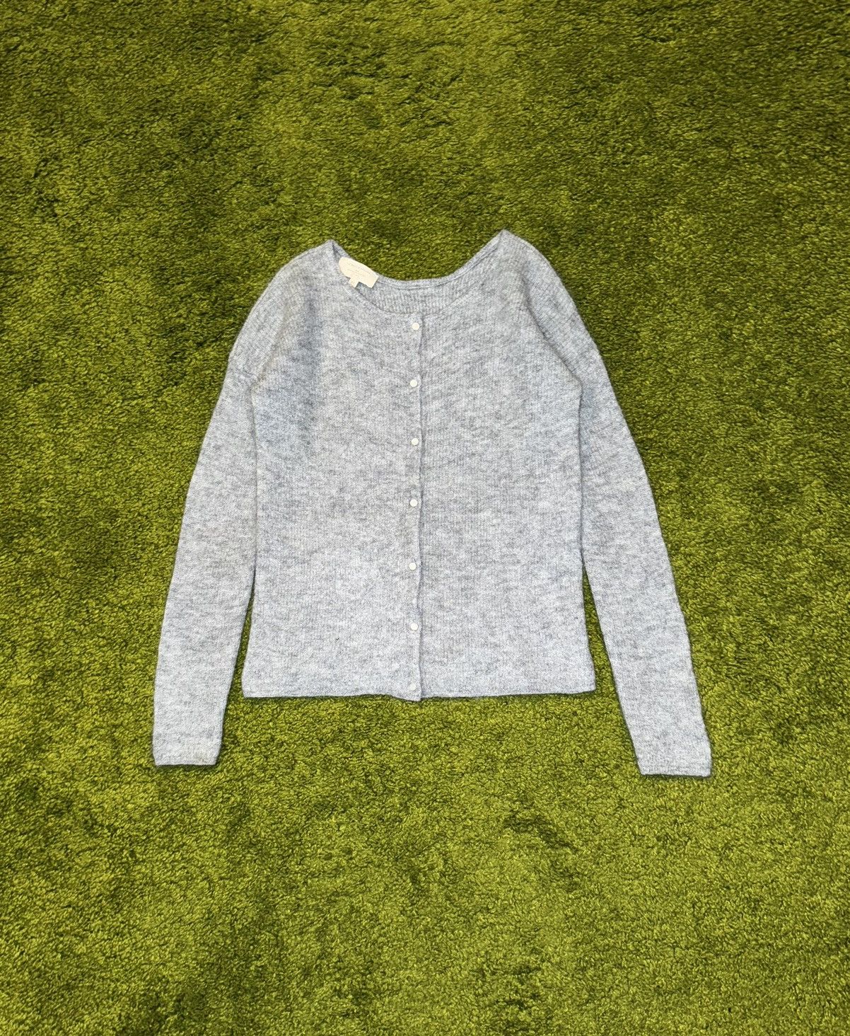 Designer × Sezane Sezane mohair + alpaca blend oldmoney style cardigan sweater Size XS / US 0-2 / IT 36-38 - 1 Thumbnail