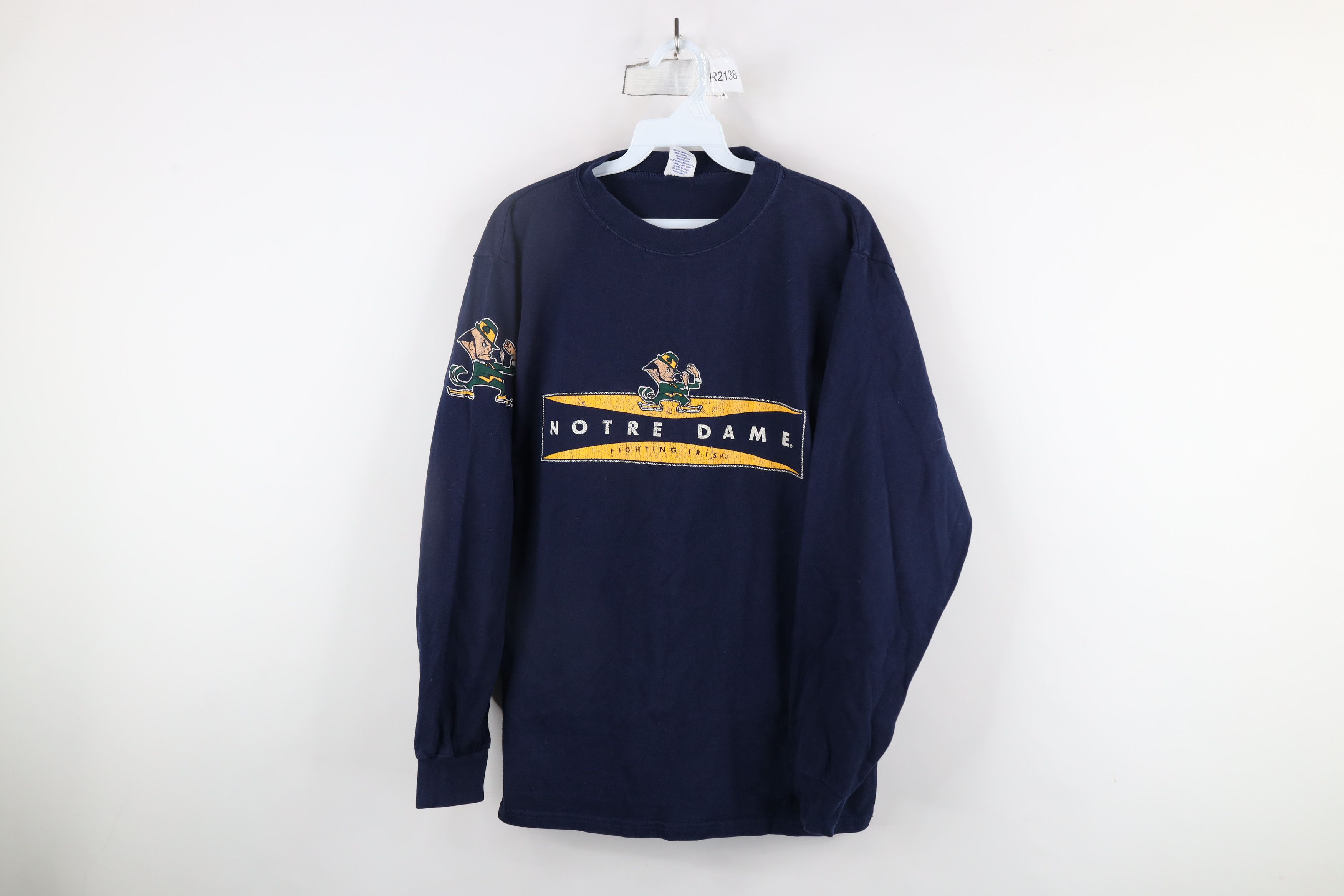 Starter × Vintage Vintage 90s Starter Dame University Long Sleeve T-Shirt USA Size US S / EU 44-46 / 1 - 1 Thumbnail