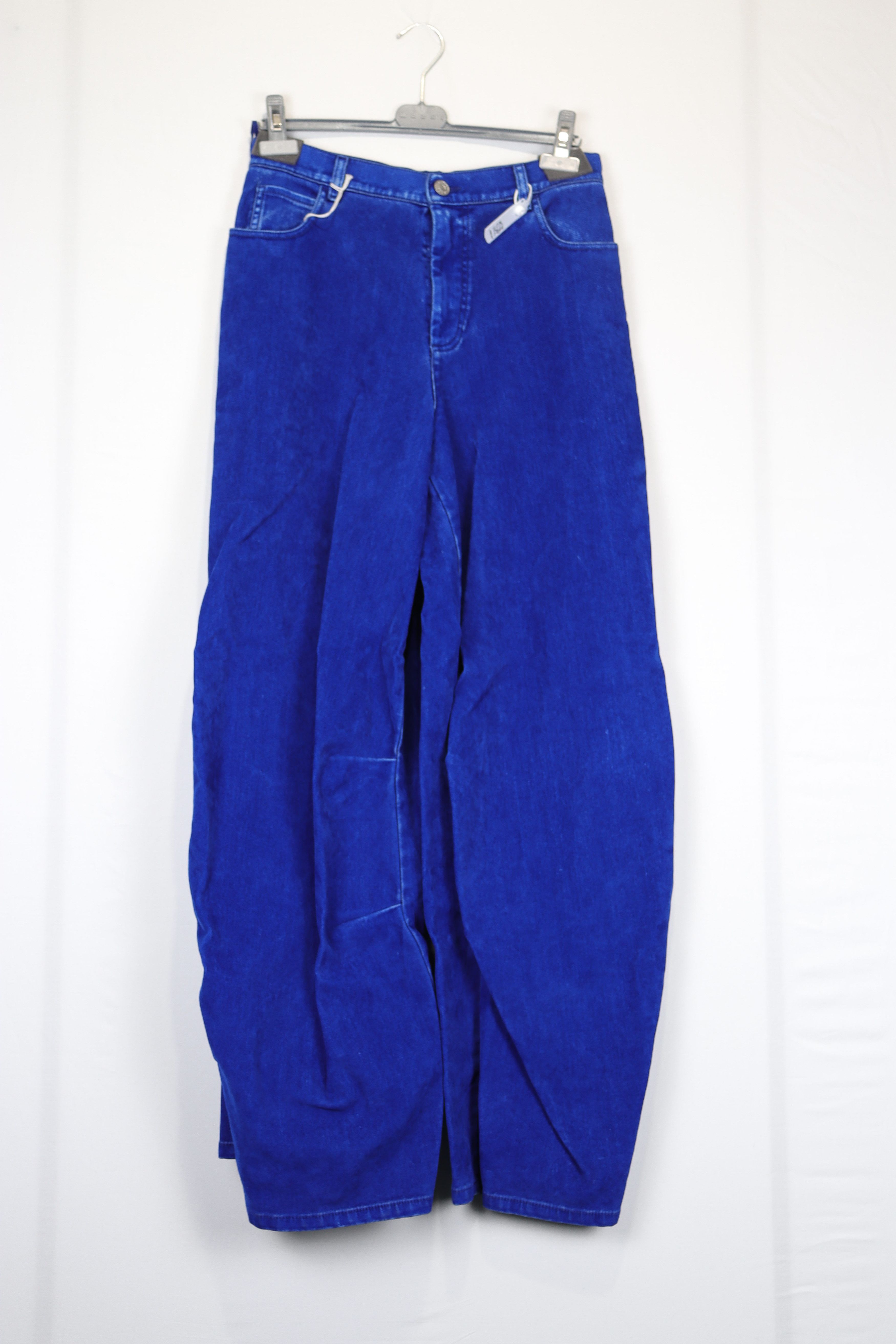 o1rshd11223 Garment Dyed Flock Denim in Blue