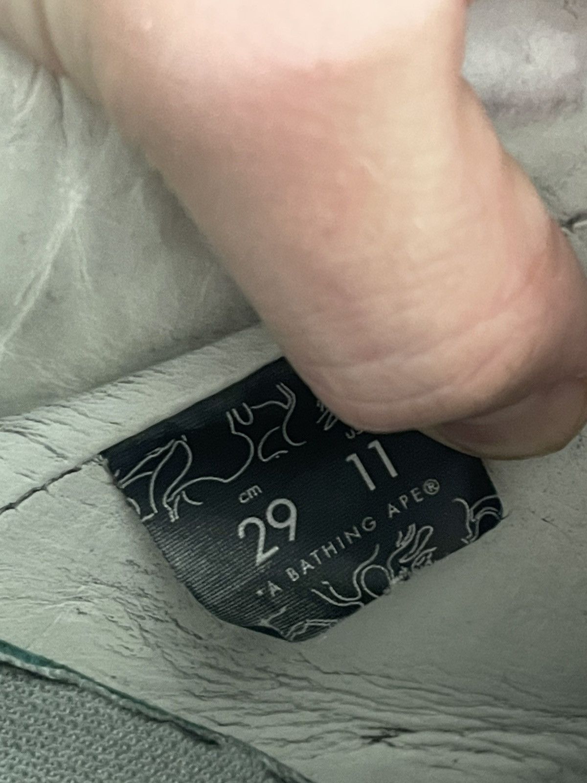 Bape Patent Leather Bapesta Size US 11 / EU 44 - 9 Thumbnail
