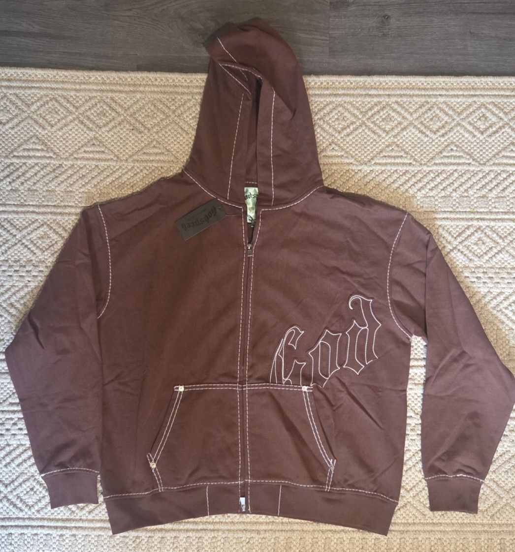 Godspeed Godspeed OG Logo Sweatsuit Stitched Mocha Size XLarge NWT Size US XL / EU 56 / 4 - 2 Thumbnail