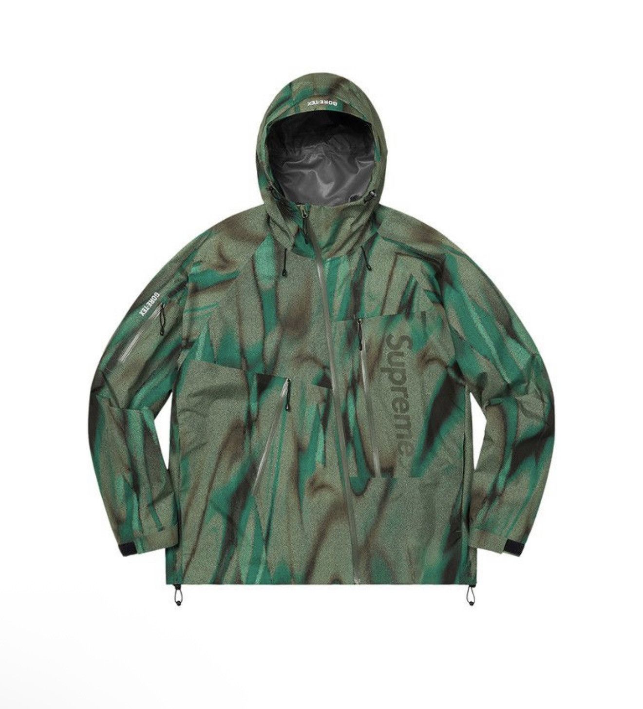 Supreme Supreme GORE-TEX Paclite Shell Jacket Olive Swirl Size US M / EU 48-50 / 2 - 6 Thumbnail