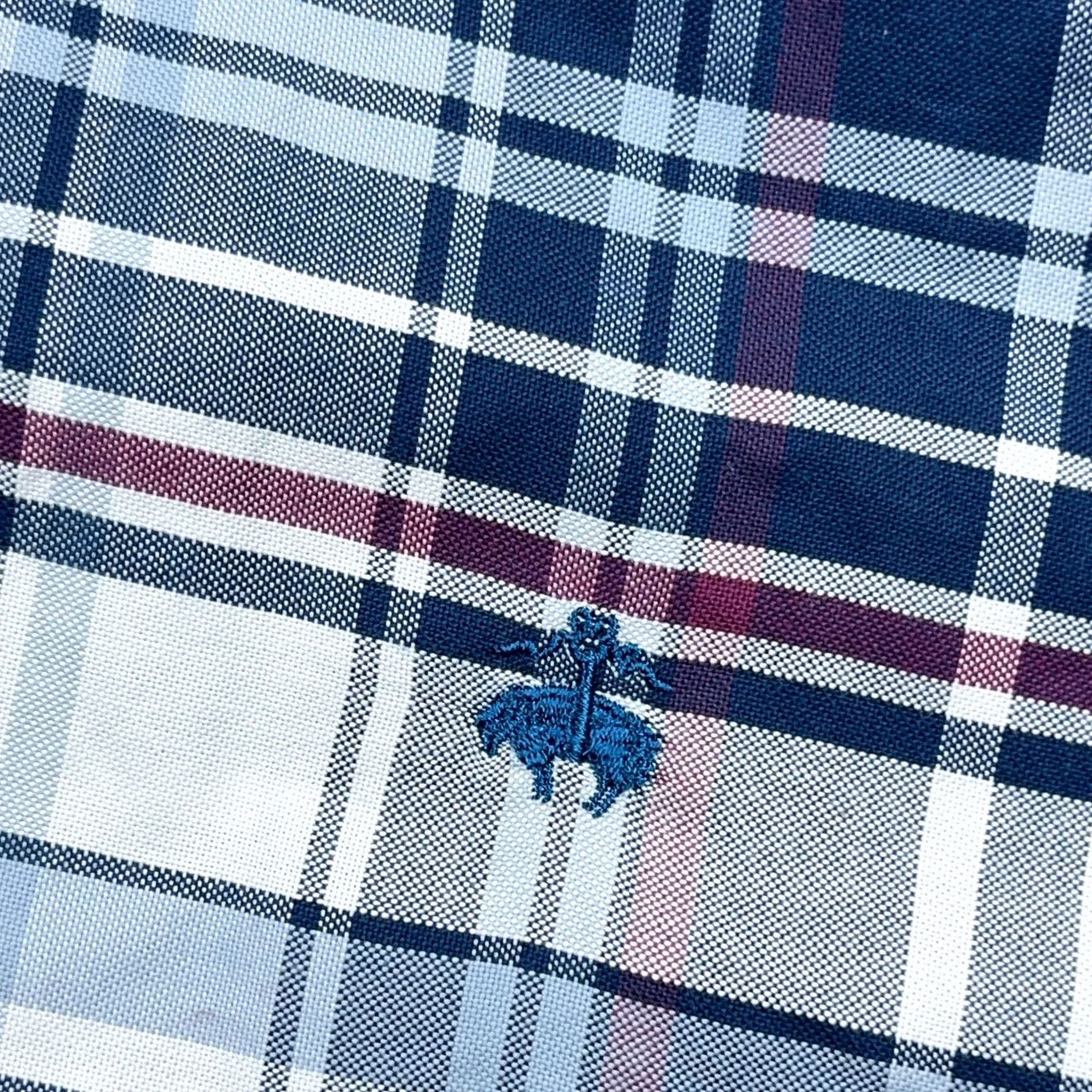 Brooks Brothers Brooks Brothers Shirt Men XL Blue Button-Down Oxford OCBD Regent Plaid Regular Pattern Adult XL Blue) Size US XL / EU 56 / 4 - 3 Thumbnail