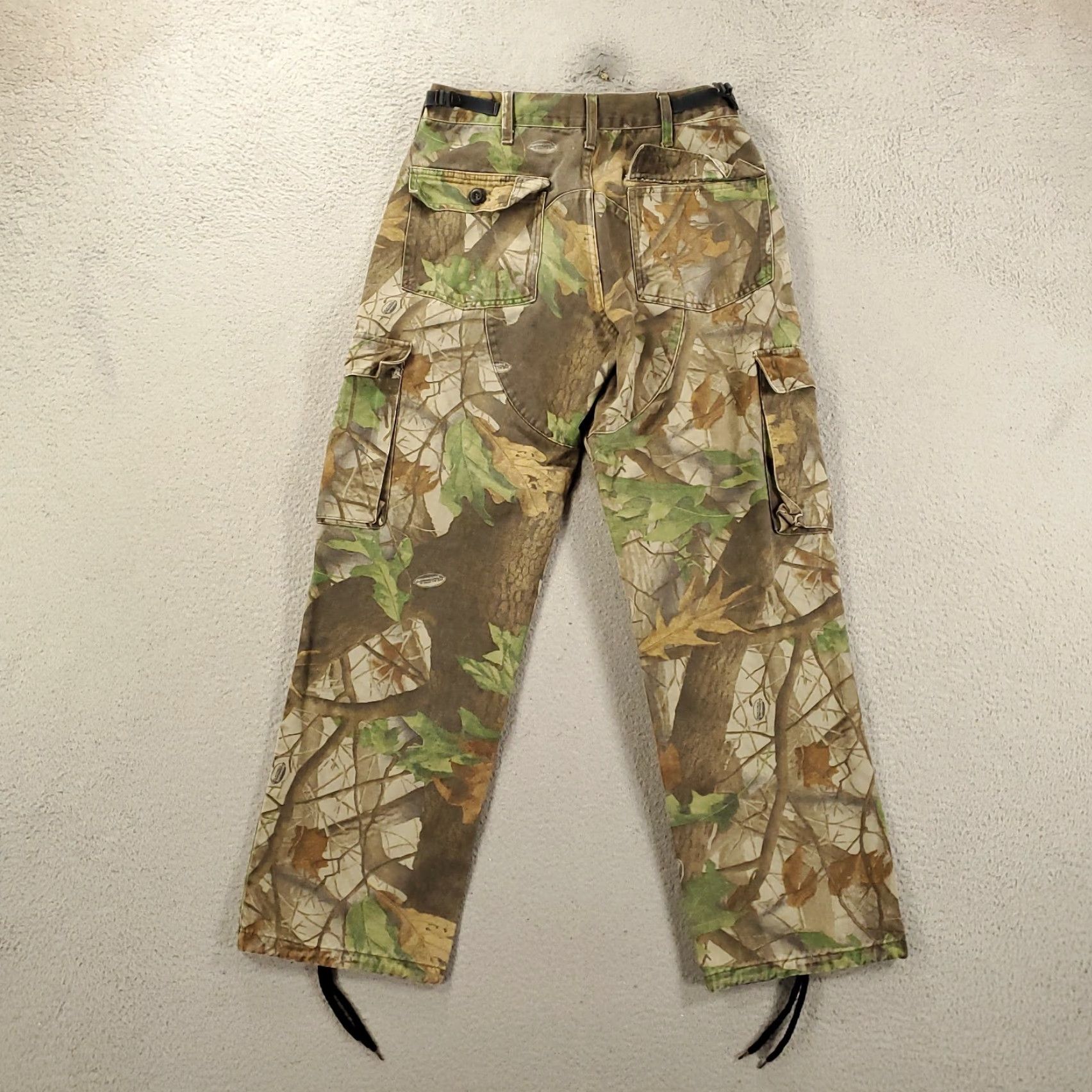 Walls VINTAGE Walls Camo Cargo Pants Mens 28x32 Realtree Hardwoods Cargo Brown Green Adjustable Size US 28 / EU 44 - 6 Thumbnail