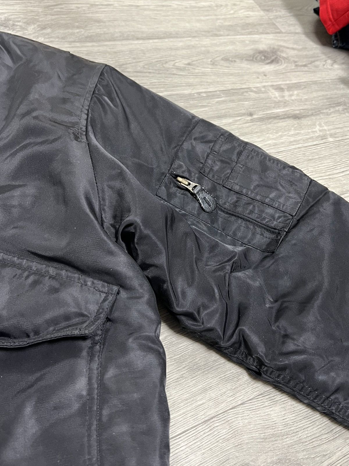Schott MA-1 USA Pilot flyers bomber jacket Size US L / EU 52-54 / 3 - 3 Thumbnail