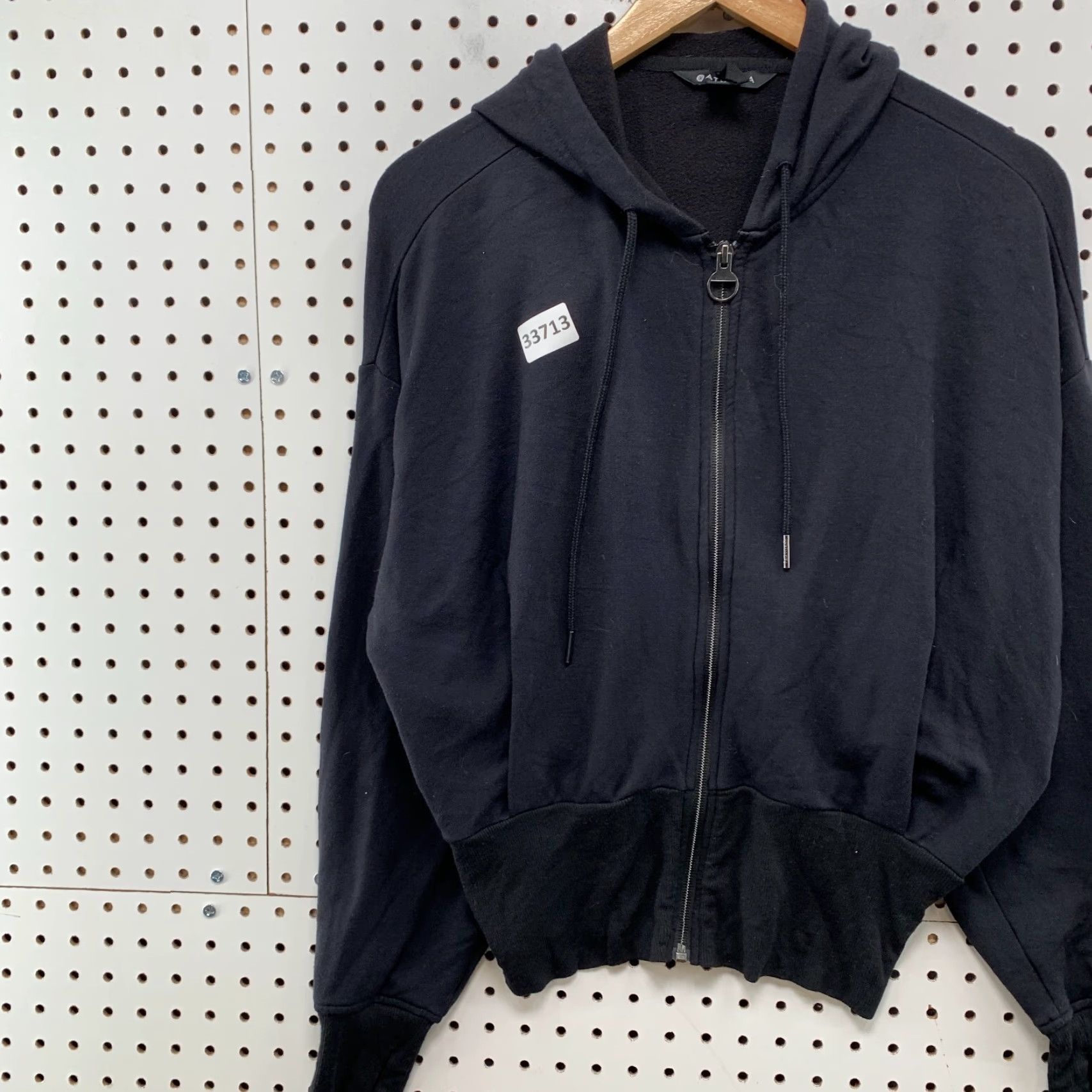Athleta Athleta Hoodie Womens XS Full Zip Hooded Black Adult XS Active Casual Shirt/Sweatshirt 90s? Size XS / US 0-2 / IT 36-38 - 3 Thumbnail