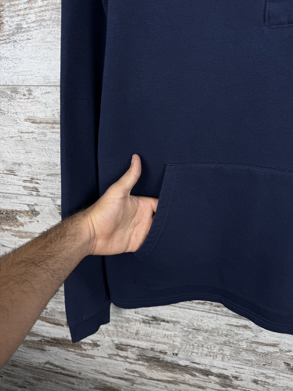 Percival Mens Vintage Percival zip sweatshirt knitted jacket navy Size US M / EU 48-50 / 2 - 4 Thumbnail