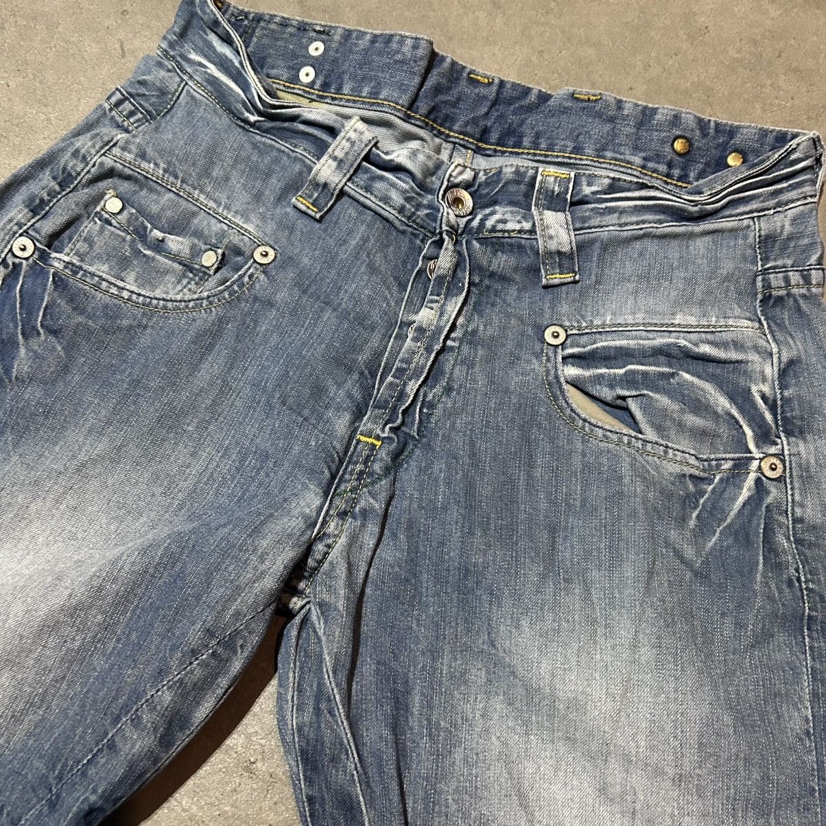 G-Star G star raw might wash distressed denim jeans Size US 31 - 3 Thumbnail