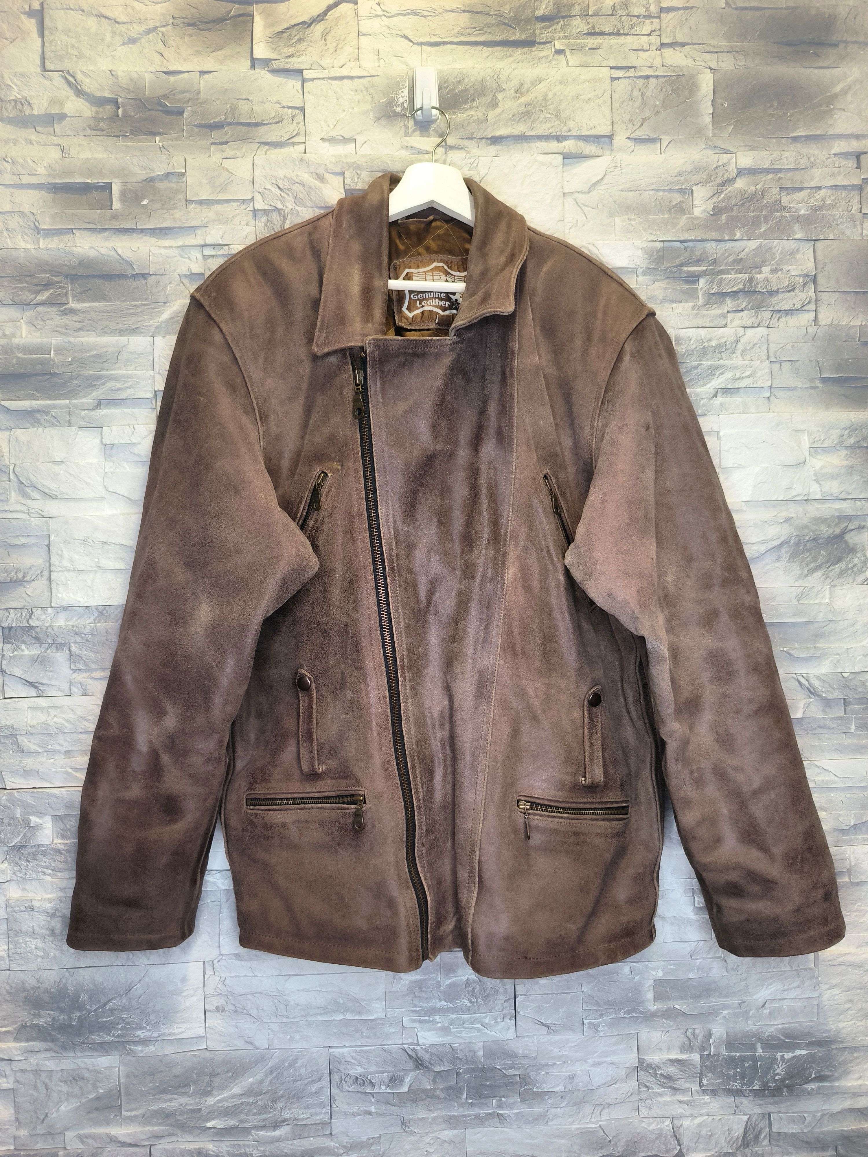 Vera Pelle Vera Pelle Vintage Leather Brown Jacket Size US L / EU 52-54 / 3 - 5 Thumbnail