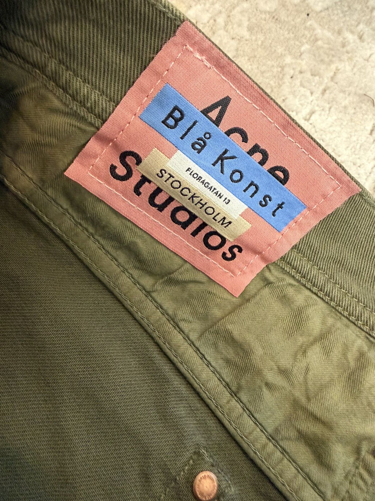 Acne Studios Acne Studios Jeans - Stockholm Green Size US 32 / EU 48 - 7 Thumbnail