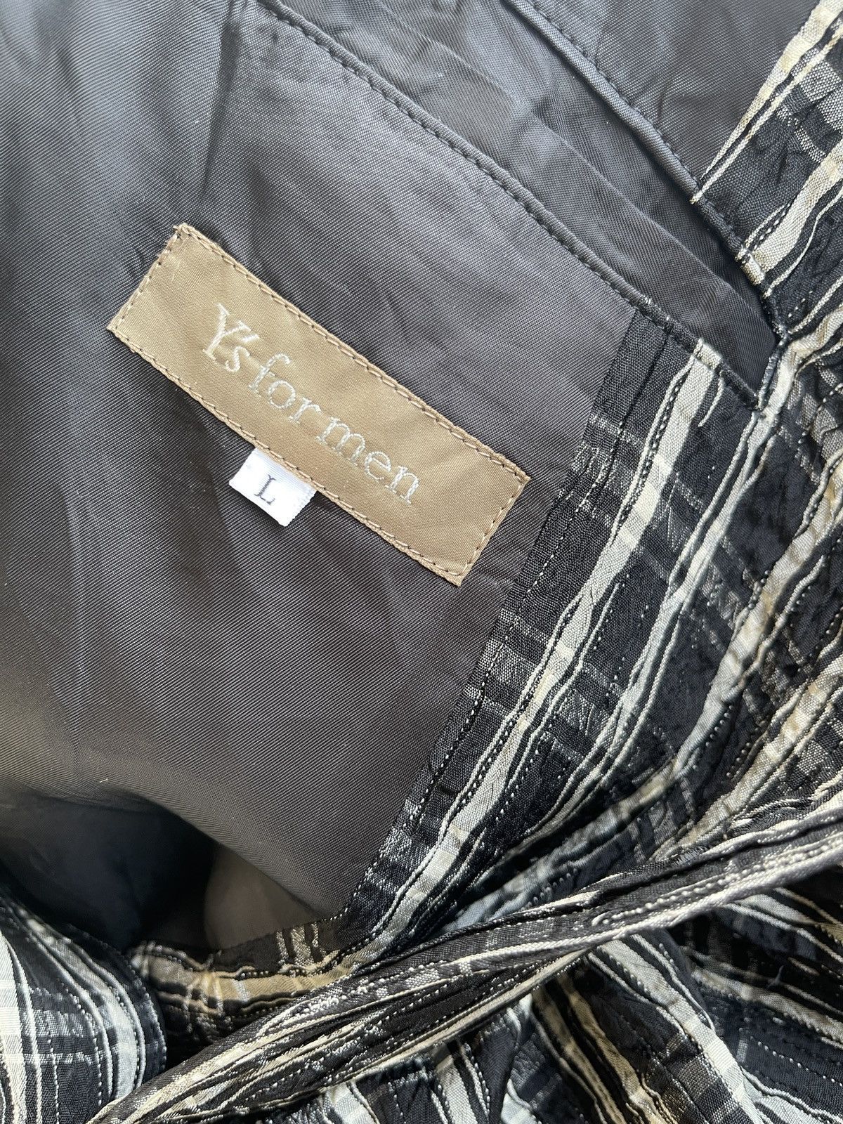 Y's for Men Yohji Yamamoto Rayon Pleats Jacket Size US L / EU 52-54 / 3 - 5 Thumbnail