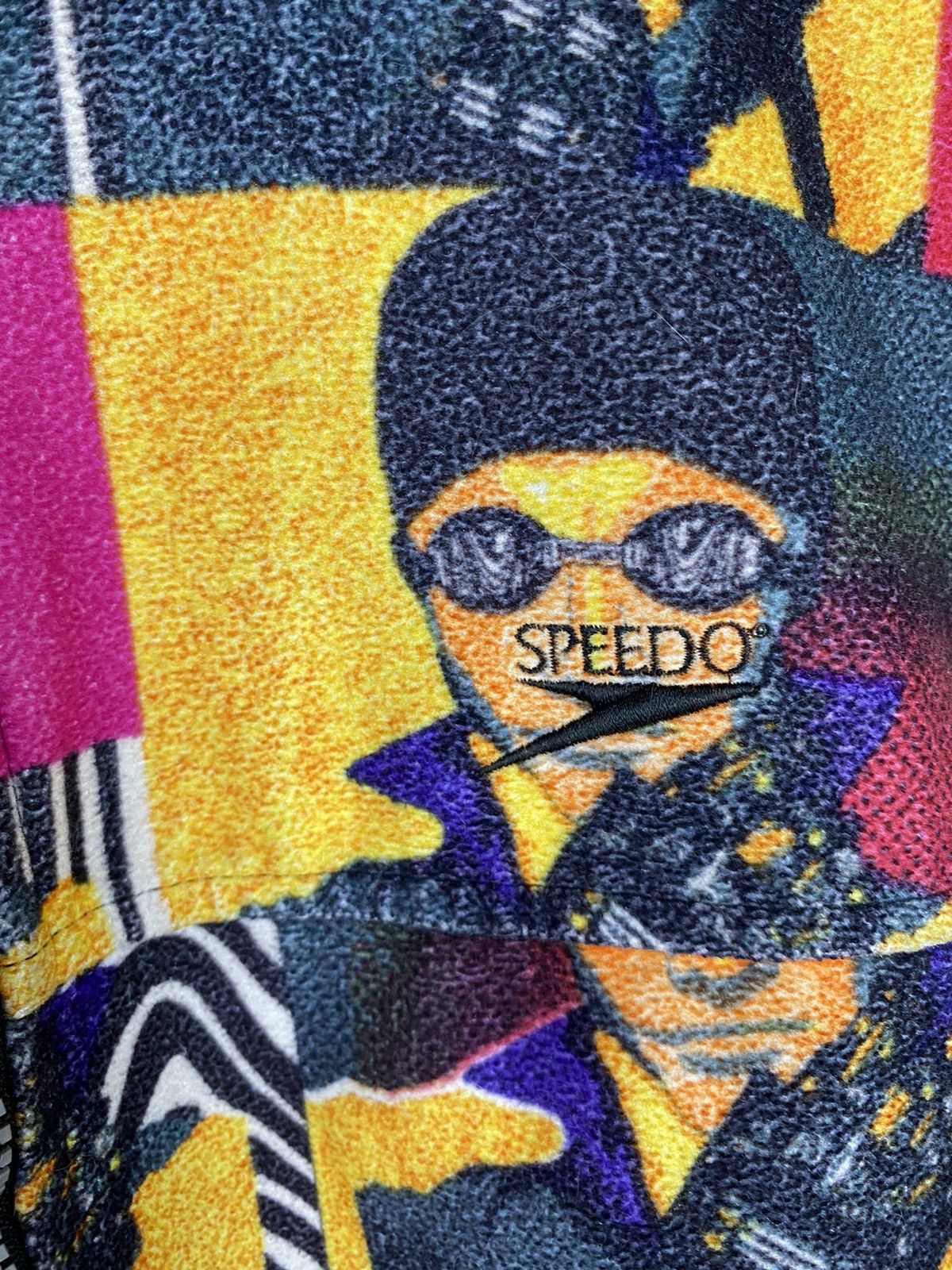 Speedo × Vintage Rare Vintage Pop Art speedo Vest - Bold Retro Style Size US M / EU 48-50 / 2 - 2 Thumbnail