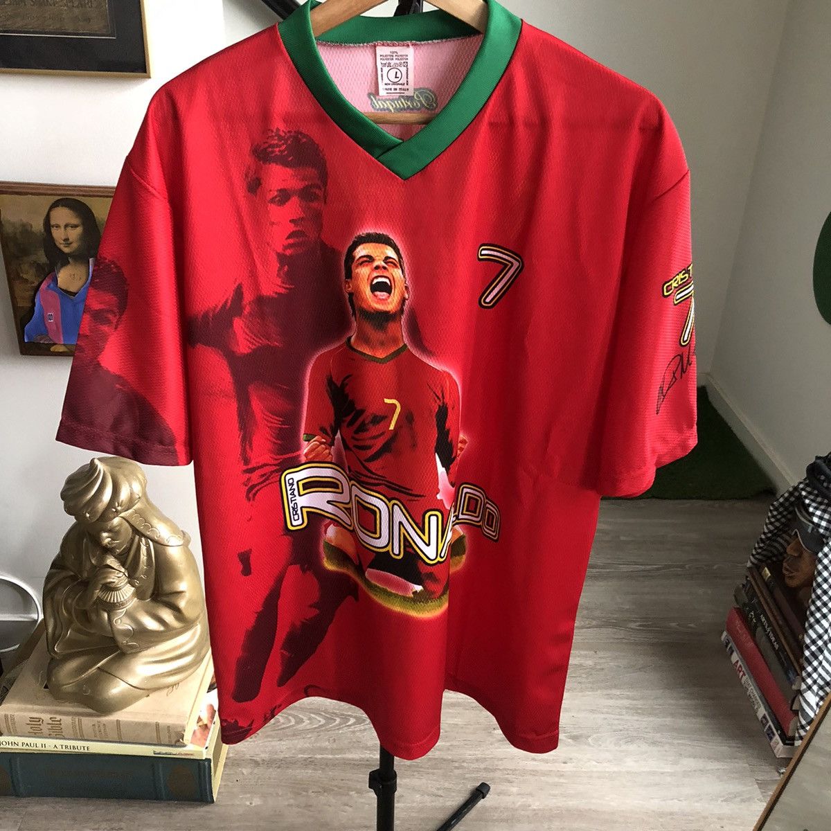 Cristiano Ronaldo Portugal kalciomania fan jersey