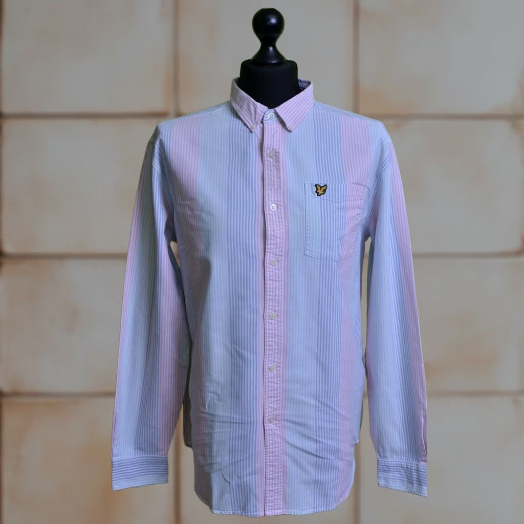 Lyle & Scott Lyle & Scott Mens Long Sleeved Shirt XL Slim Collared Cotton Multicoloured Button-Up Shirt Mens XL Size US XL / EU 56 / 4 - 1 Thumbnail