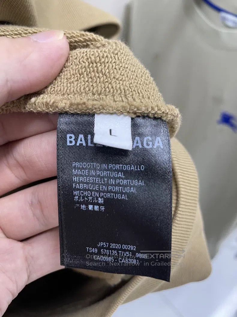 Balenciaga Balenciaga Khaki color mailbox hoodie Size US L / EU 52-54 / 3 - 3 Thumbnail