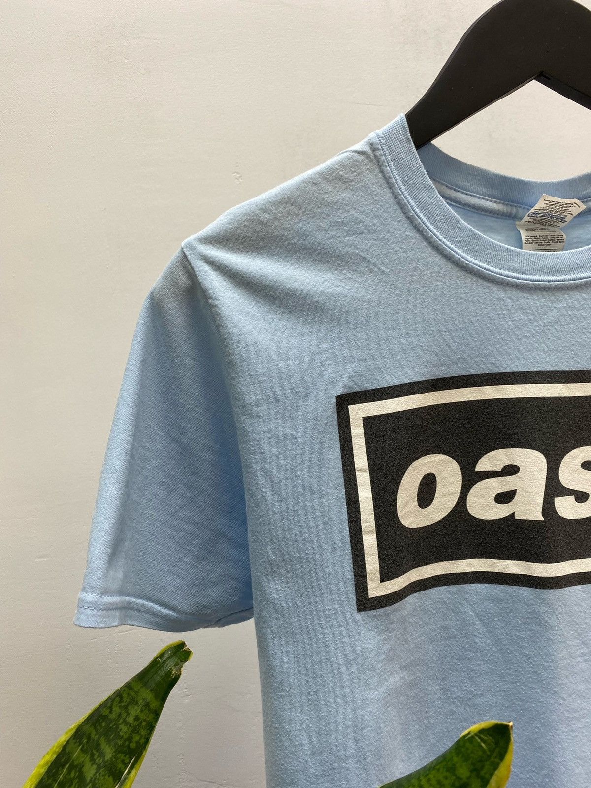 Oasis Shirt Box Logo Vintage Band Tees Radiohead