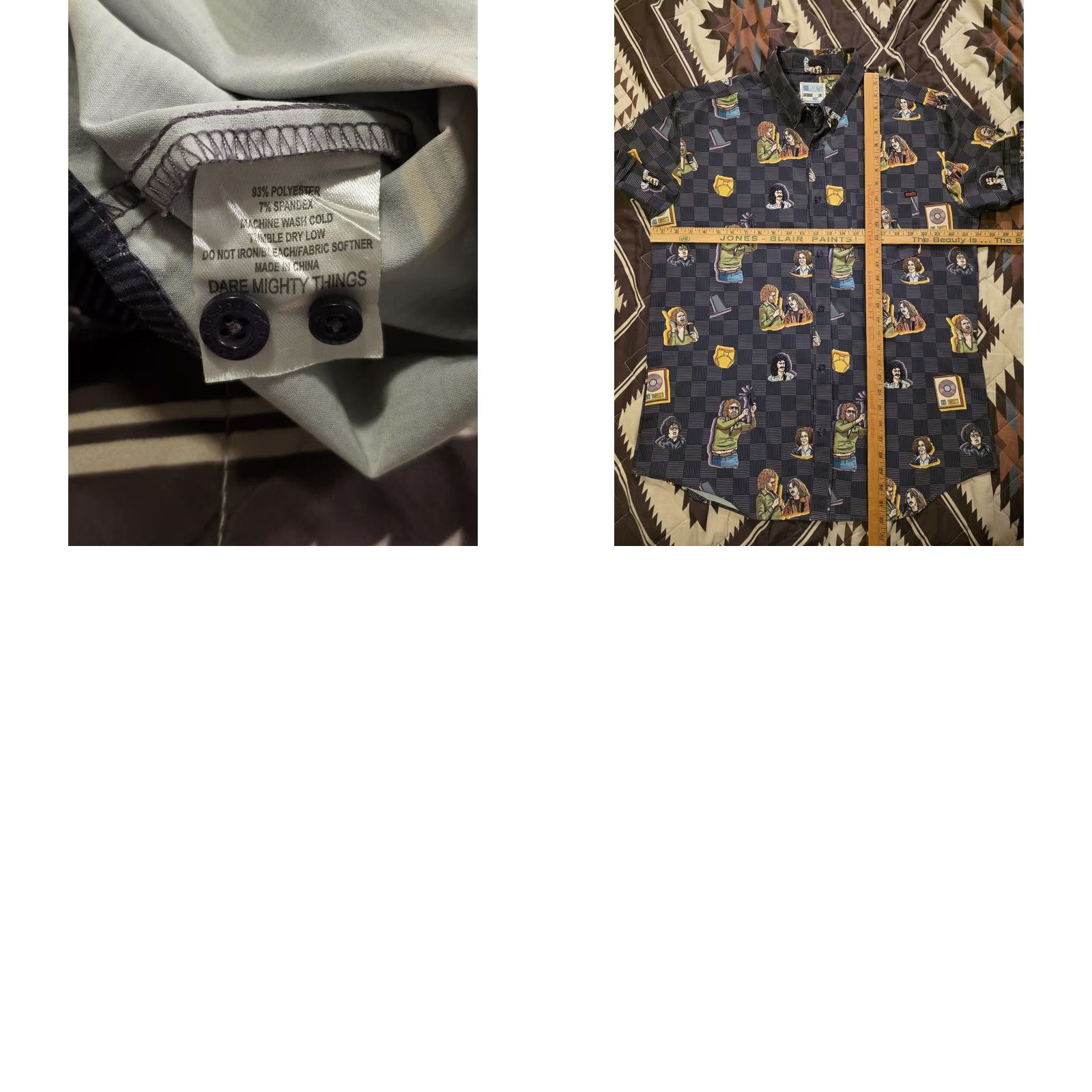 Olive RSVLTS x Saturday Night Live SNL More Cowbell Button Down Shirt Funny Casual XL Size US XL / EU 56 / 4 - 8 Thumbnail