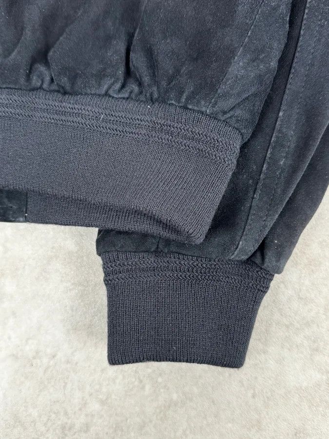 Burberry 2000s Burberry Navy Black Suede Leather Buttoned Classy Jacket Size US M / EU 48-50 / 2 - 9 Thumbnail