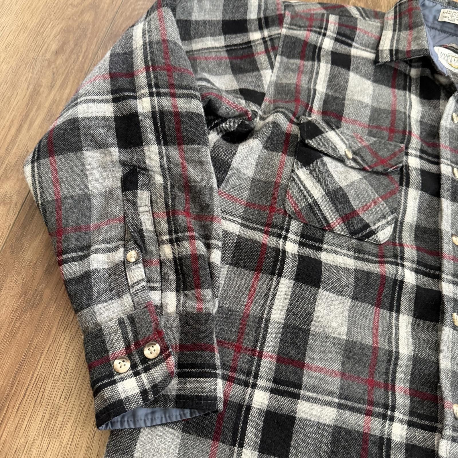 Northwest Territory Vintage Northwest Territory Flannel Shirt Jacket Quilted Size US L / EU 52-54 / 3 - 9 Thumbnail