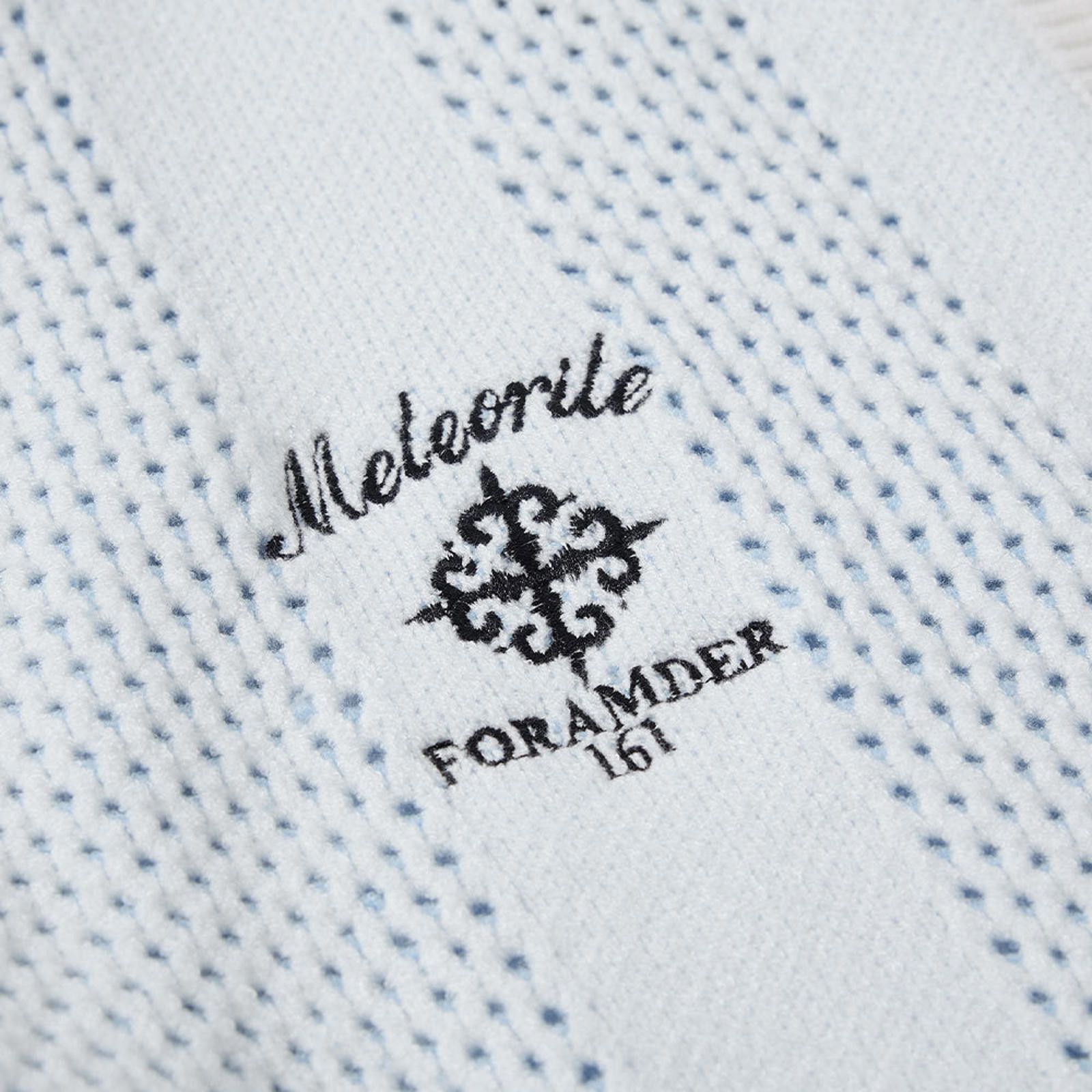 Vintage Light Blue Striped Knit Button-Up Cardigan Sweater Size US M / EU 48-50 / 2 - 3 Thumbnail
