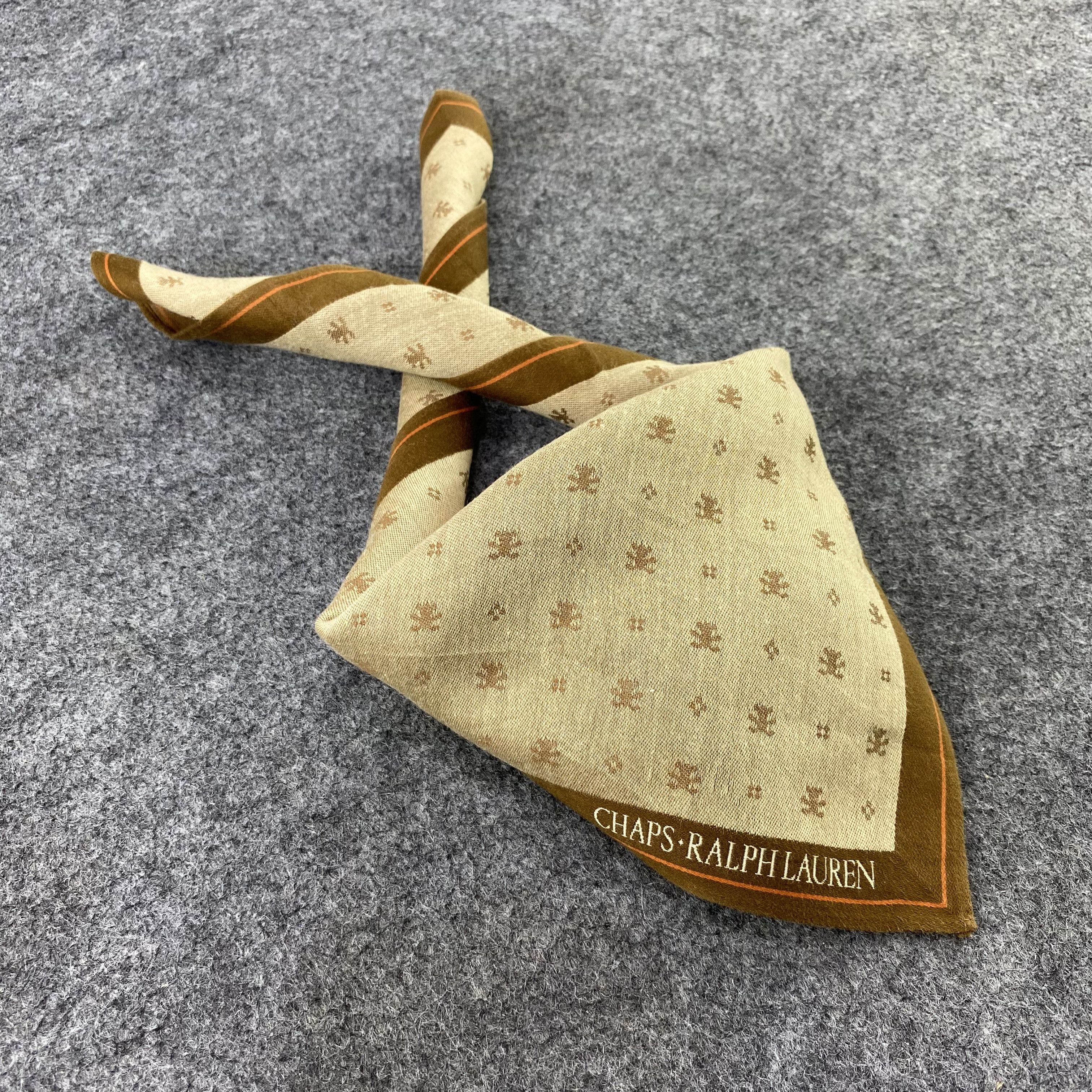 Chaps Ralph Lauren × Designer Chaps Ralph Lauren Handkerchief / Bandana / Neckerchief-B782 Size ONE SIZE - 1 Thumbnail