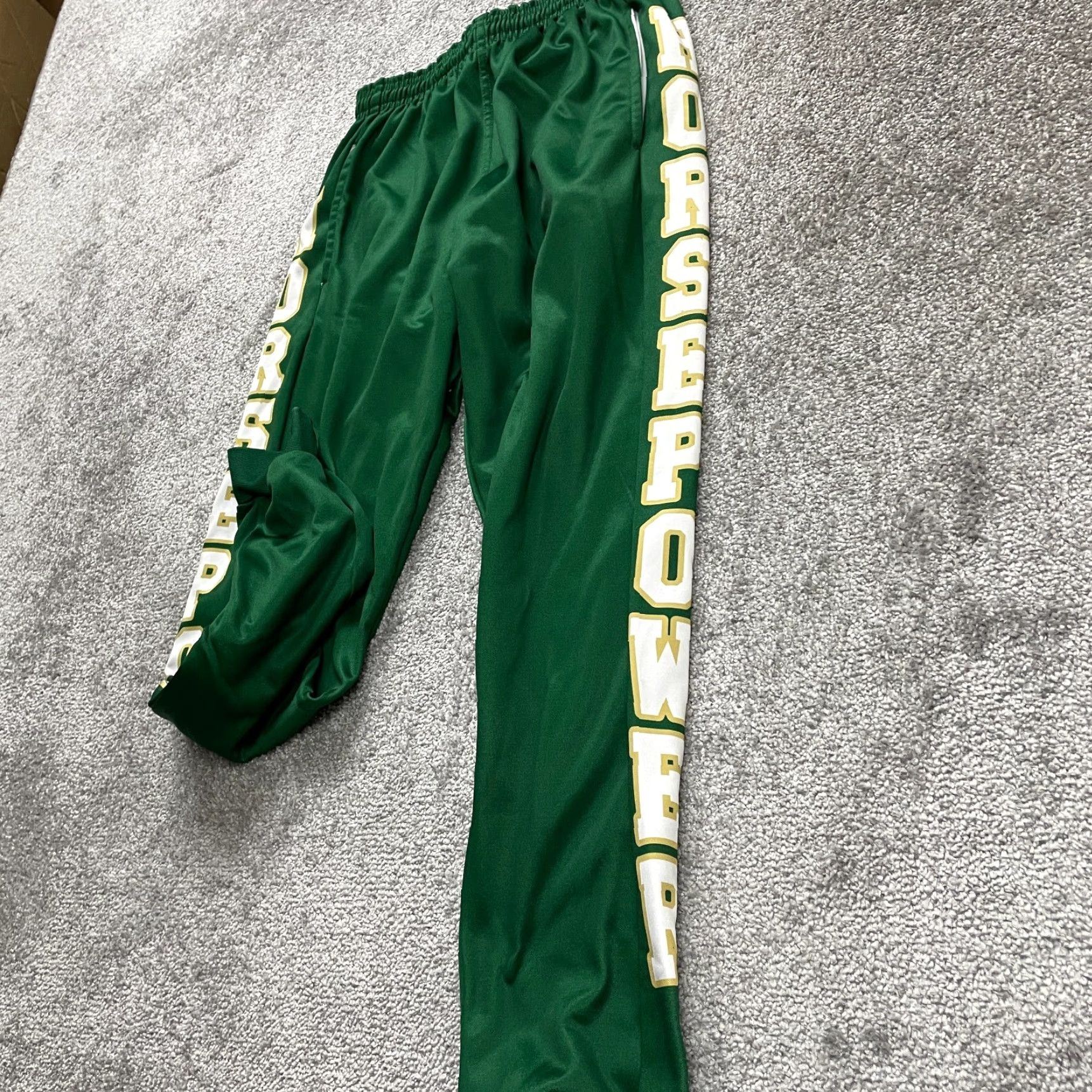 Vintage Unbranded Jogger Pants Women 2XL Green Elastic Waist Activewear Casual Travel Sweatpants Regular Fit Size 40" / US 18 - 3 Thumbnail