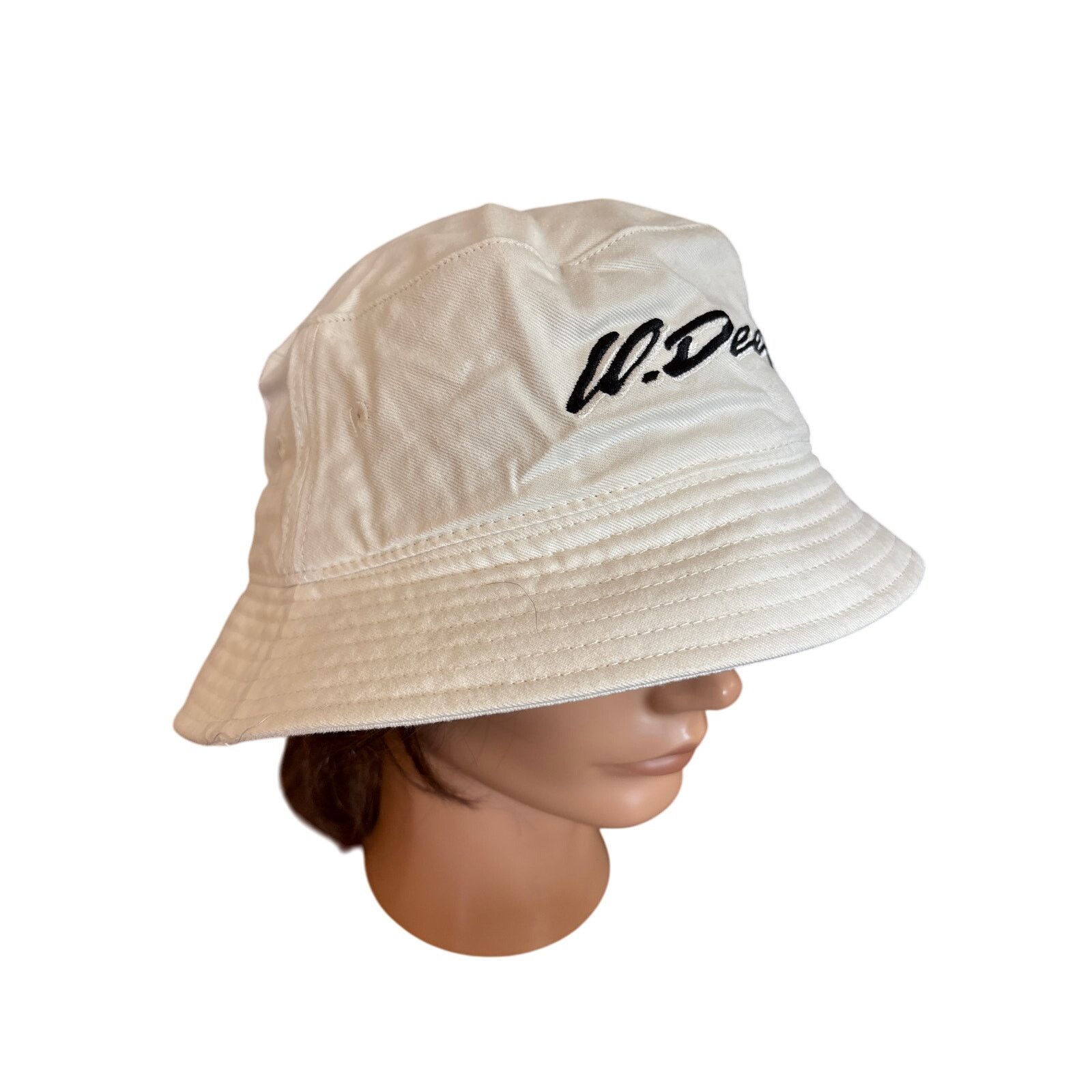 10 Deep 10. Deep spell out white bucket hat tenth division L/XL Size ONE SIZE - 2 Thumbnail
