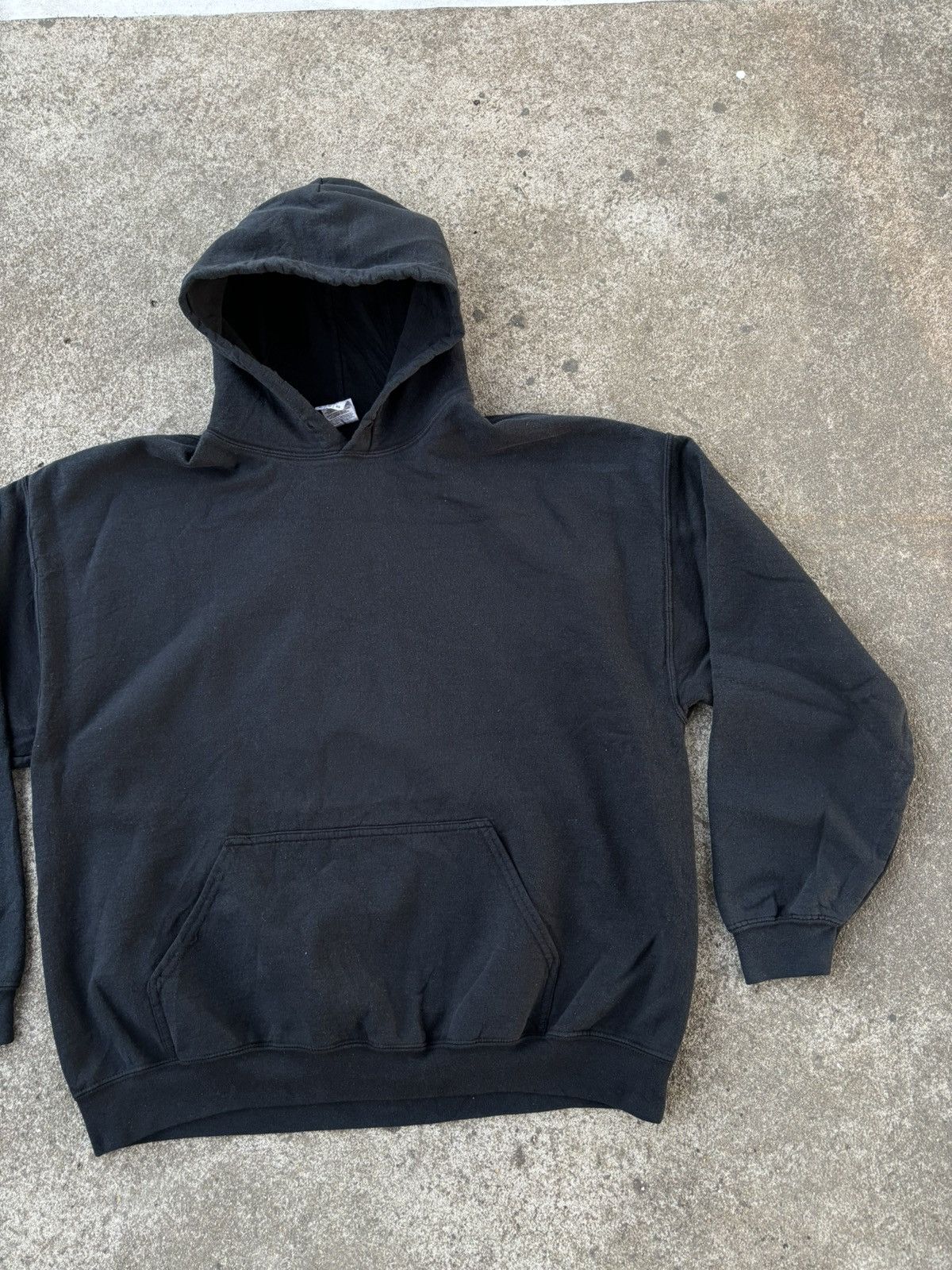 Gildan Faded Gildan Black Hoodie Size US XL / EU 56 / 4 - 3 Thumbnail