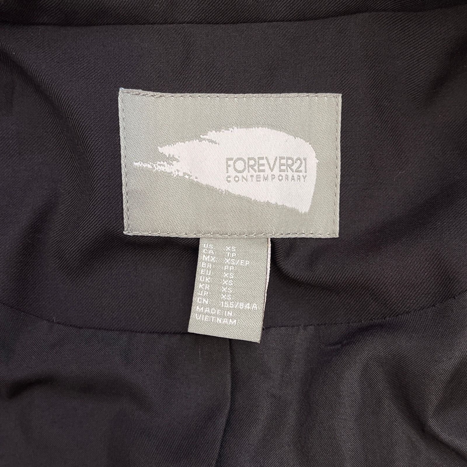Forever 21 Forever 21 Contemporary Brown Blazer Suit Jacket Pockets XS Size XS / US 0-2 / IT 36-38 - 15 Thumbnail