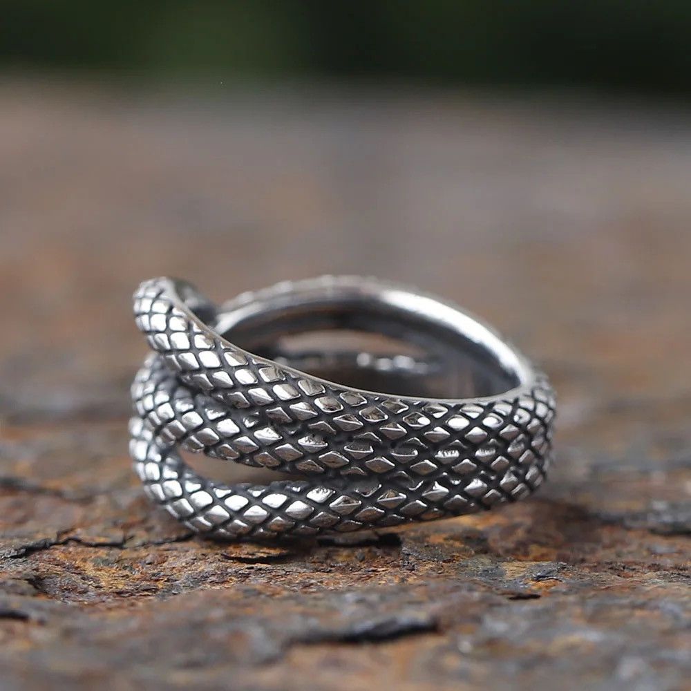 Jewelry × Vintage Classic Goth Snake Ring Size ONE SIZE - 5 Thumbnail