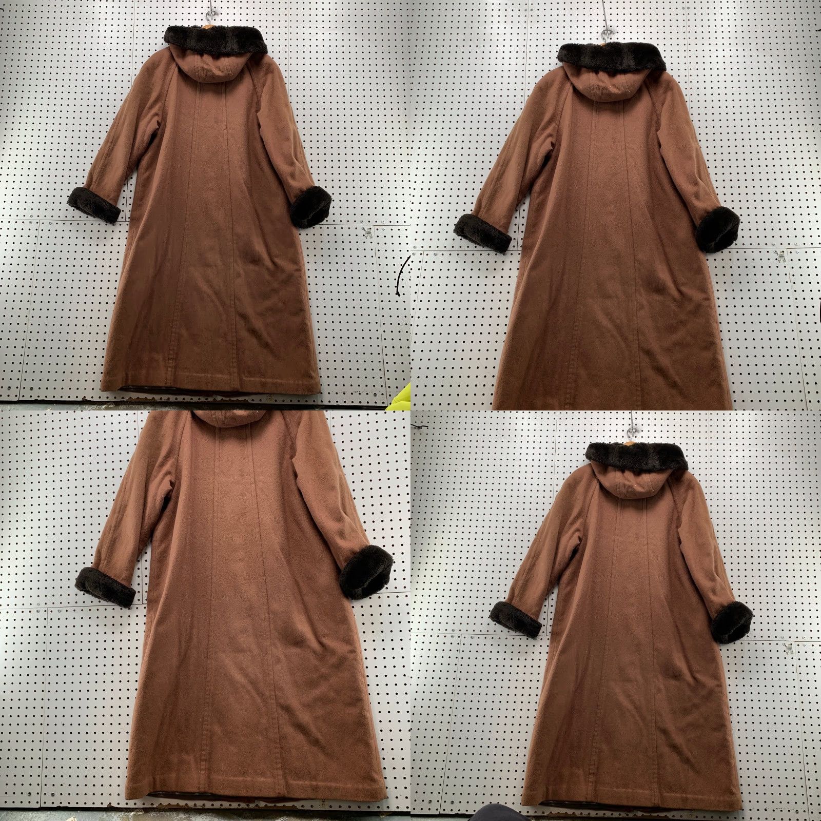 Vintage VINTAGE L.L.Bean Coat Wool Alpaca Brown Insulated Faux Fur Hood Women M Size M / US 6-8 / IT 42-44 - 9 Thumbnail