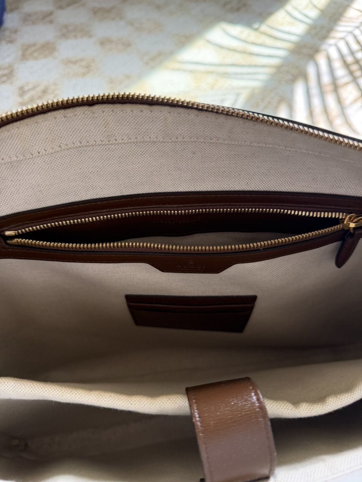 Gucci Gucci Brown GG Supreme briefcase Size ONE SIZE - 13 Thumbnail
