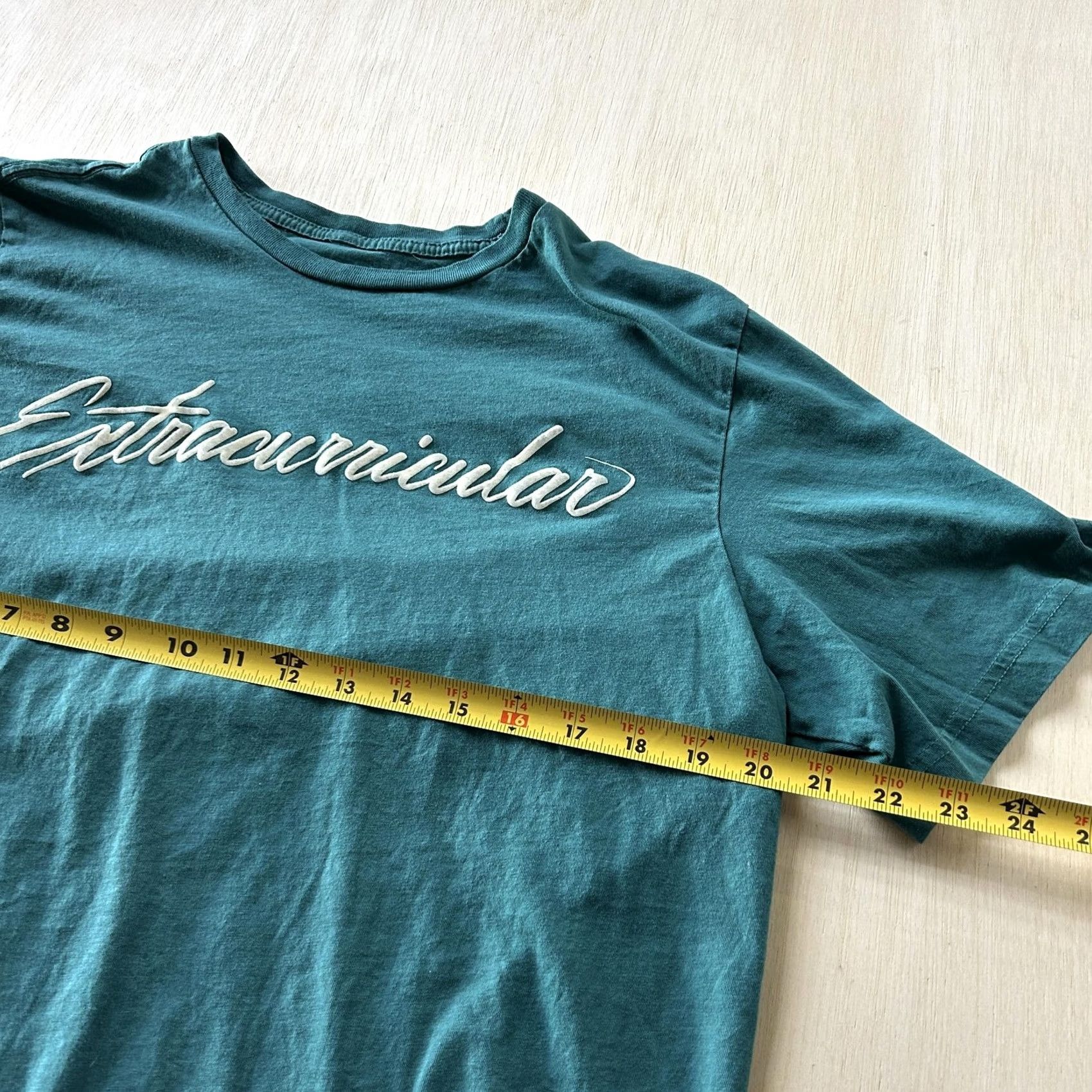 Logo 7 Extracurricular Shirt Mens XL Green Script Logo Graphic Golf Tee T-Shirt Size US XL / EU 56 / 4 - 5 Thumbnail