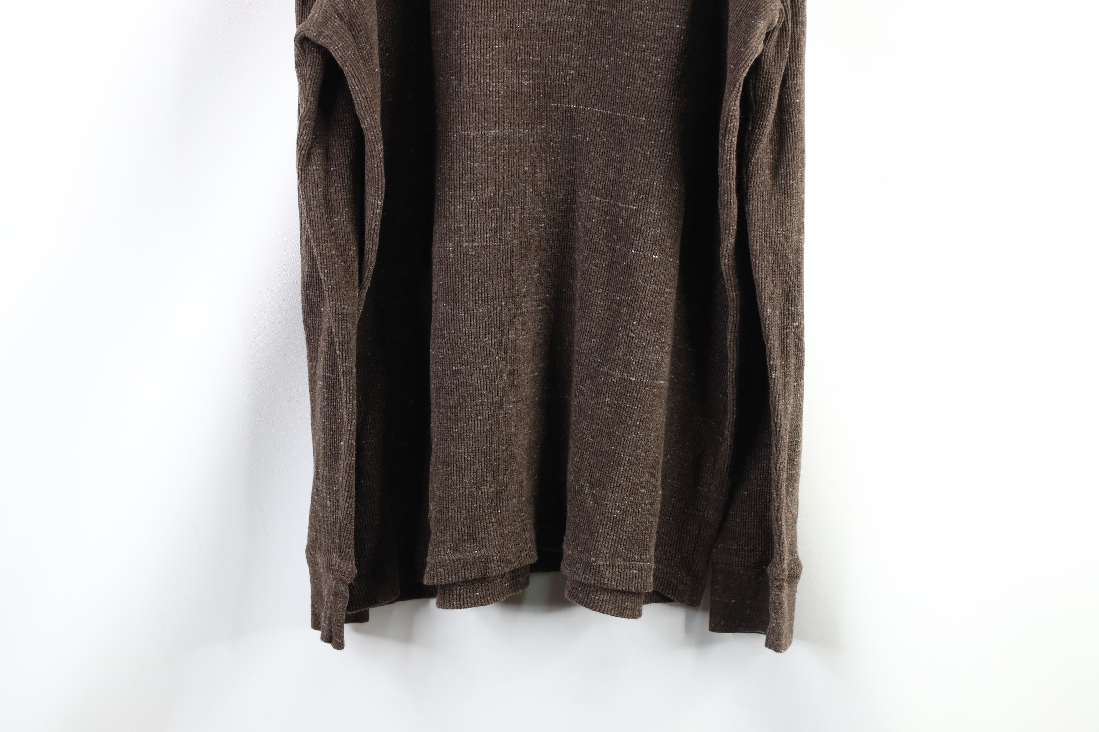 Vintage Vintage Streetwear Waffle Knit Long Sleeve Henley T-Shirt Size US XXL / EU 58 / 5 - 7 Thumbnail