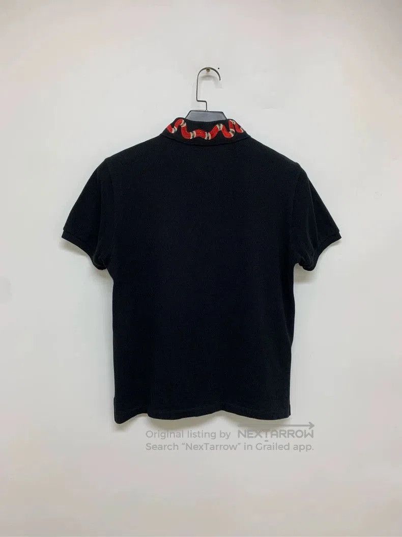 Gucci Gucci Classic Embroidered Snake Polo Shirt. Size US S / EU 44-46 / 1 - 2 Thumbnail