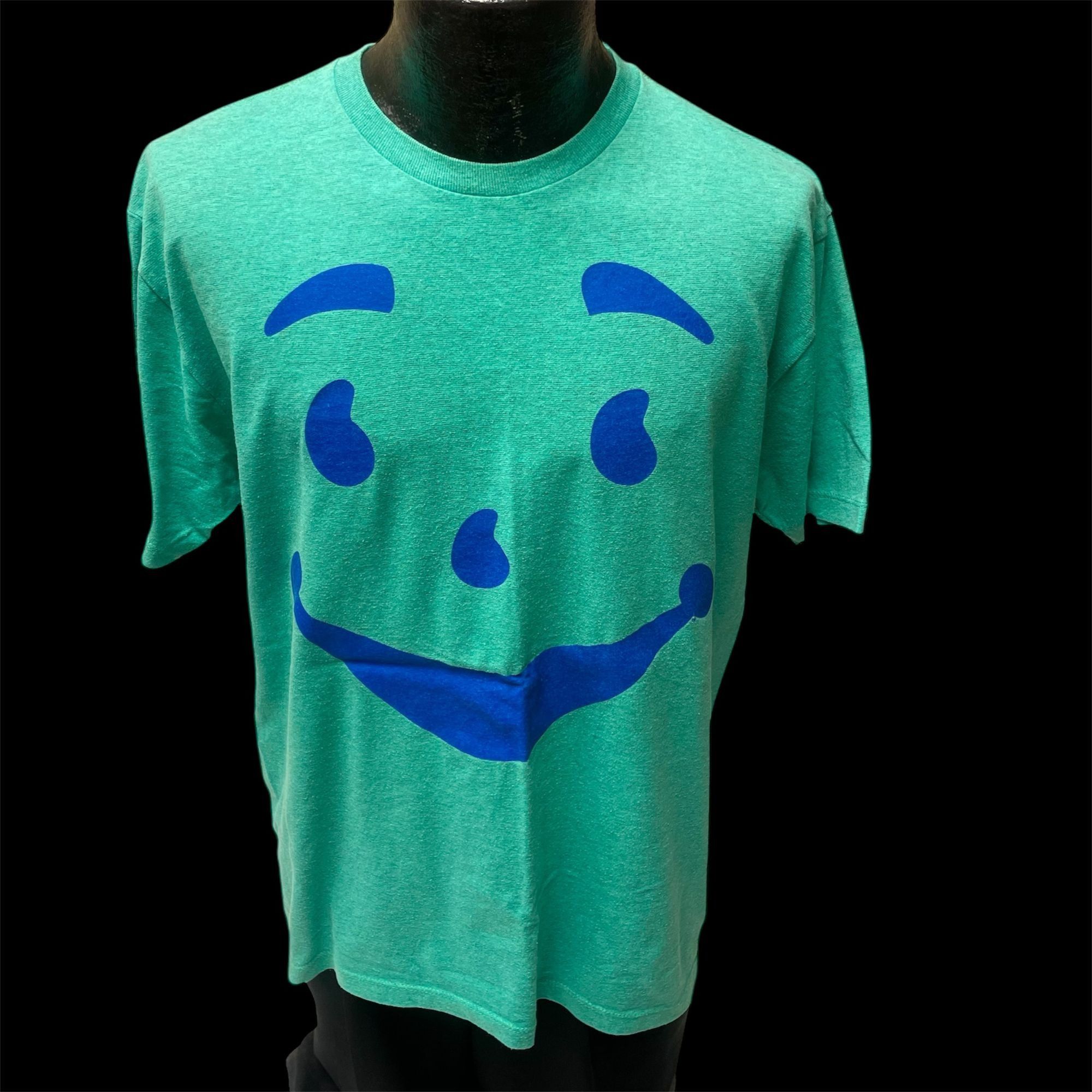 Other Vtg KOOL AID HEATHER Green Blue SMILE Streetwear T Shirt Size US L / EU 52-54 / 3 - 1 Thumbnail