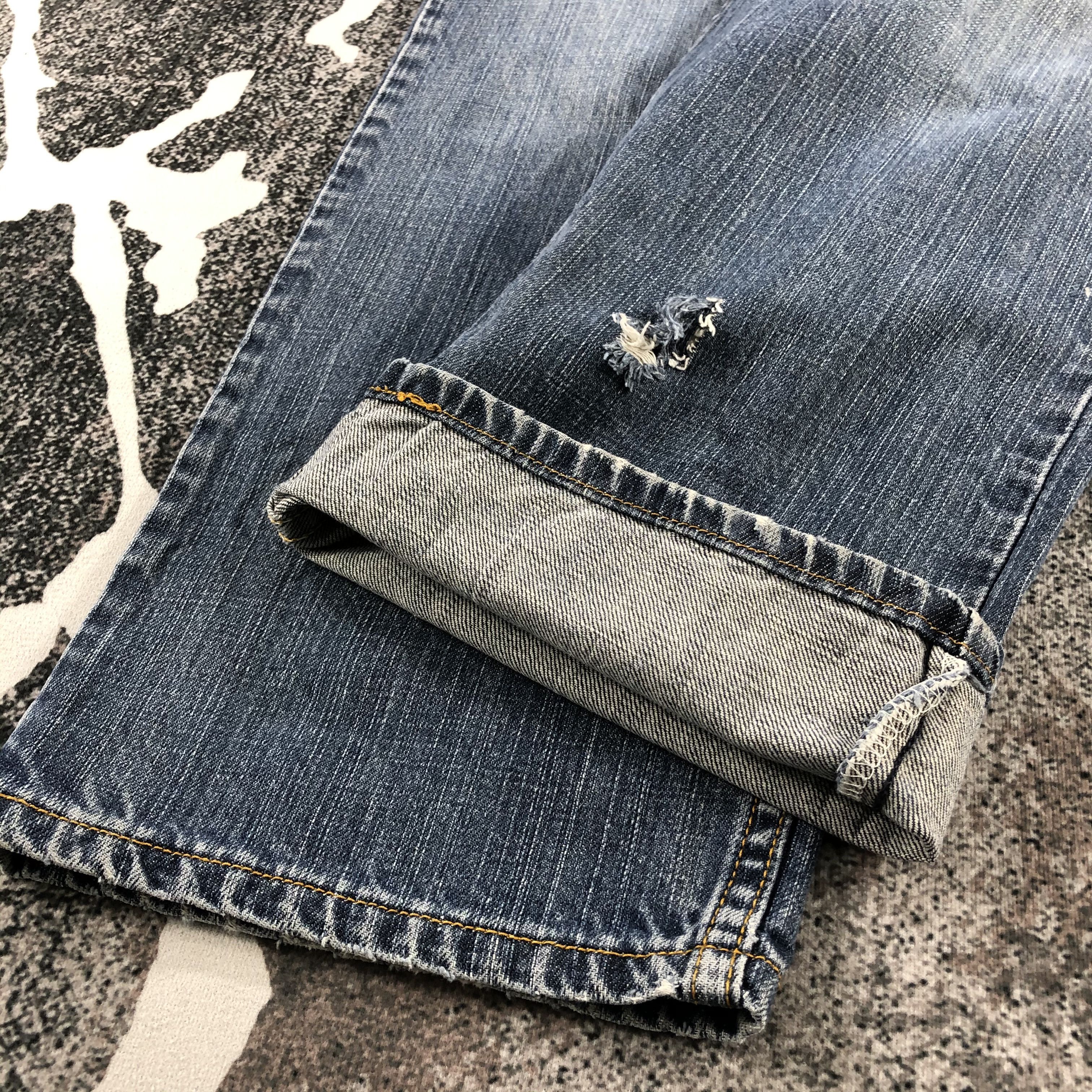 Levi's Vintage Levis 505 Jeans Regular Fit Denim KJ1024 Size US 36 / EU 52 - 7 Thumbnail