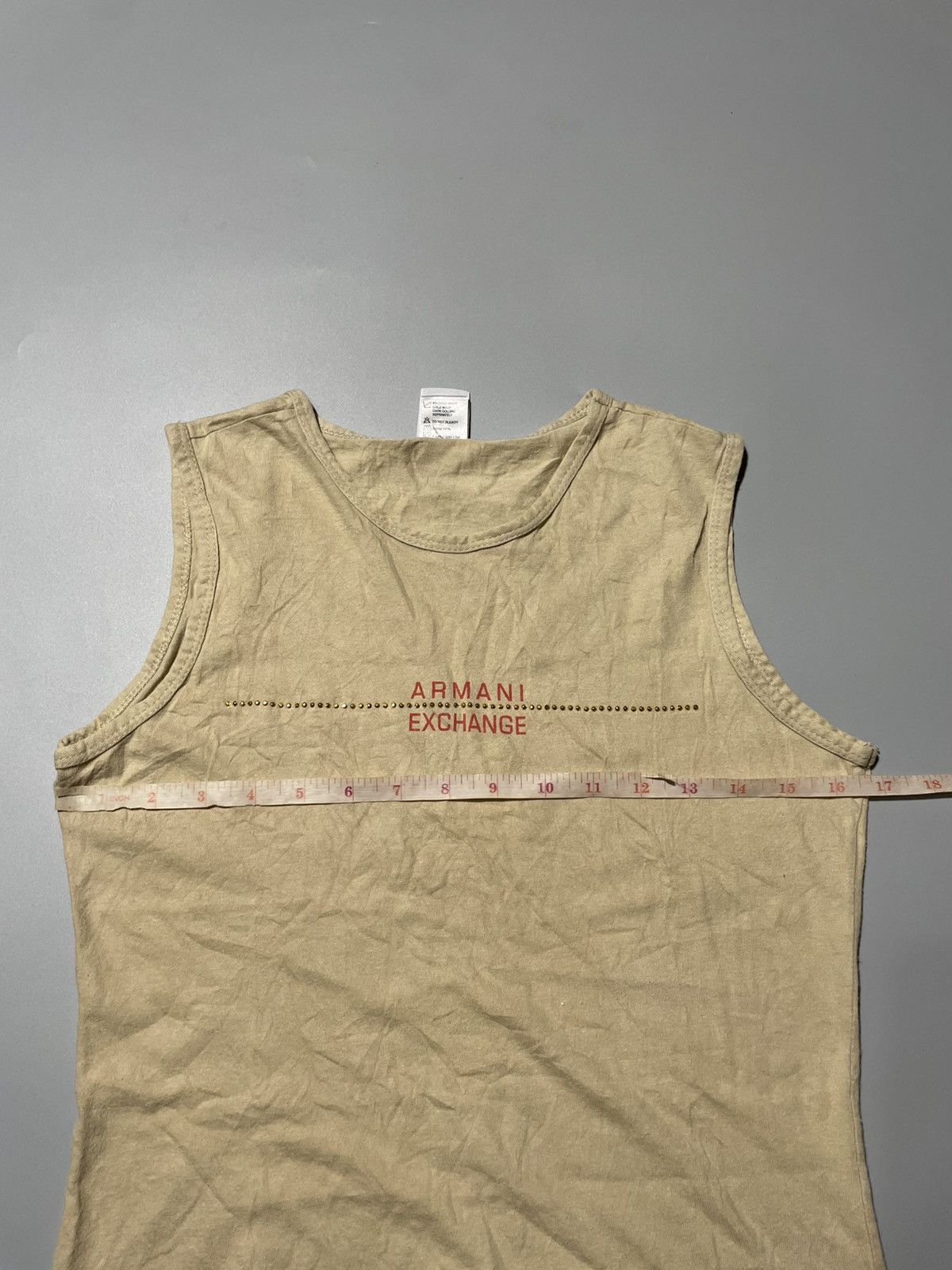 Armani Exchange × Vintage Y2k Armanj Exchange Tanktop Size S / US 4 / IT 40 - 7 Thumbnail