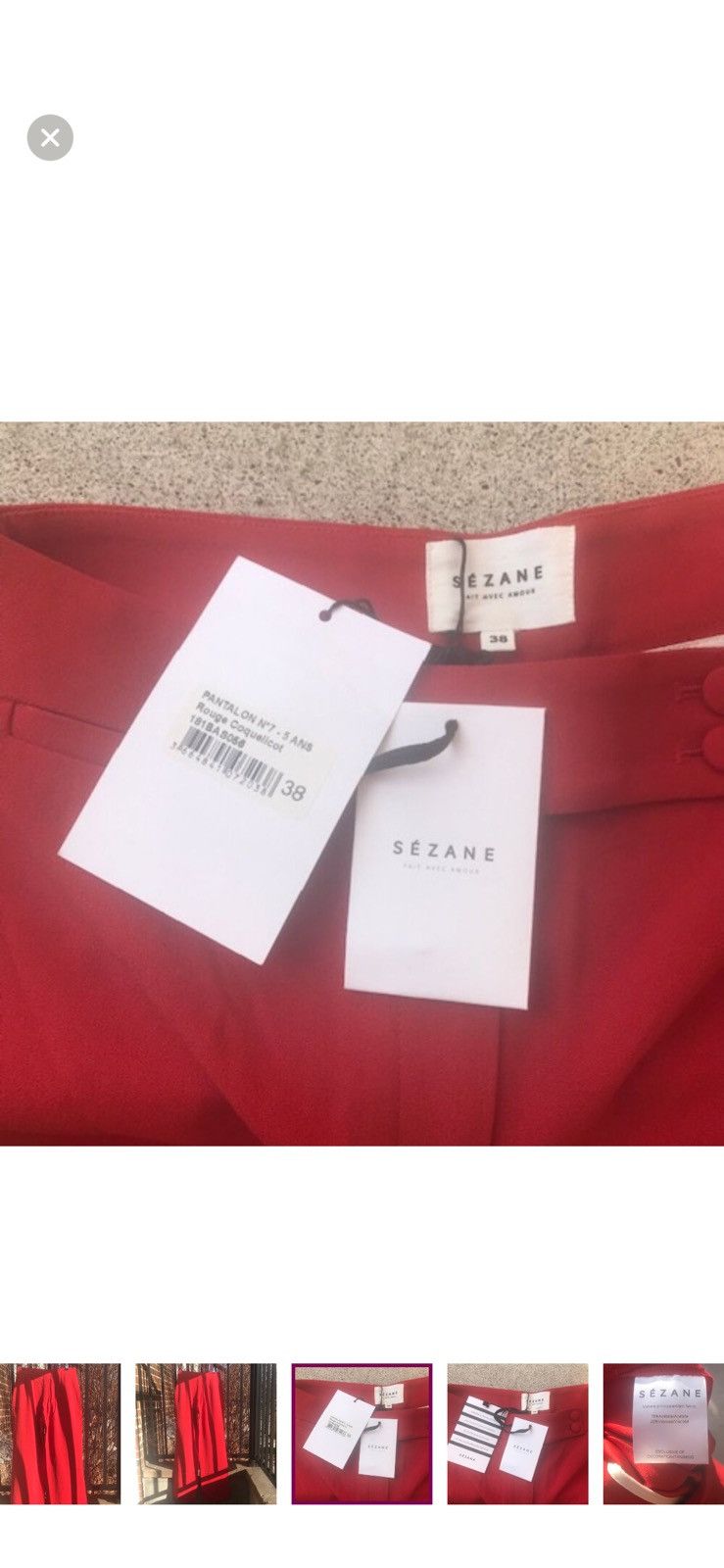 Sezane Brand New Sezane Pants Size 28" / US 6 / IT 42 - 3 Thumbnail