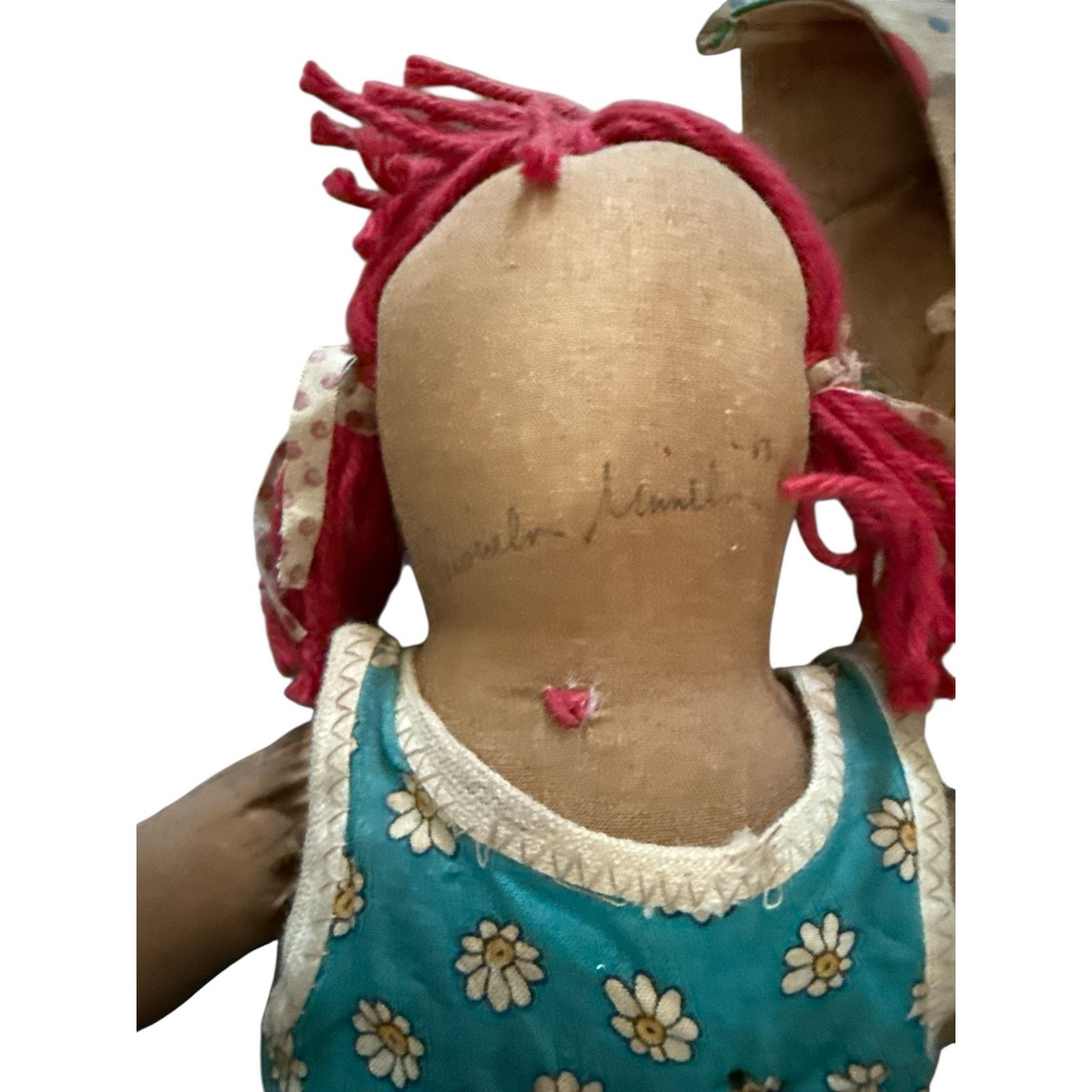 Other Vintage Handmade Raggedy Ann Beach doll RARE 16” Size ONE SIZE - 6 Thumbnail