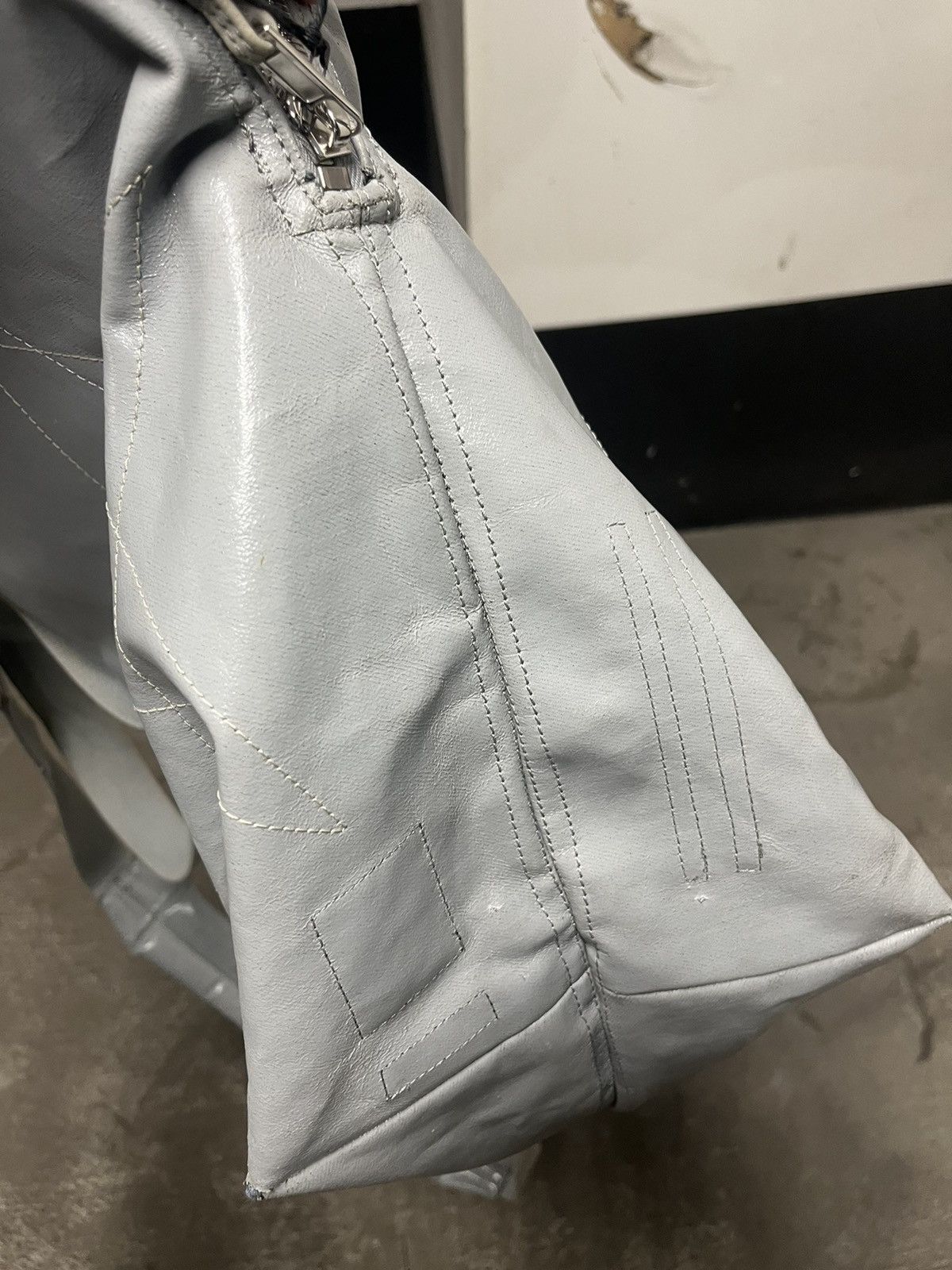 Rick Owens Drkshdw 2016 Rick Owens DRKSHDW Coated Canvas Bucket Shoulder Bag 🪣 Size ONE SIZE - 11 Thumbnail
