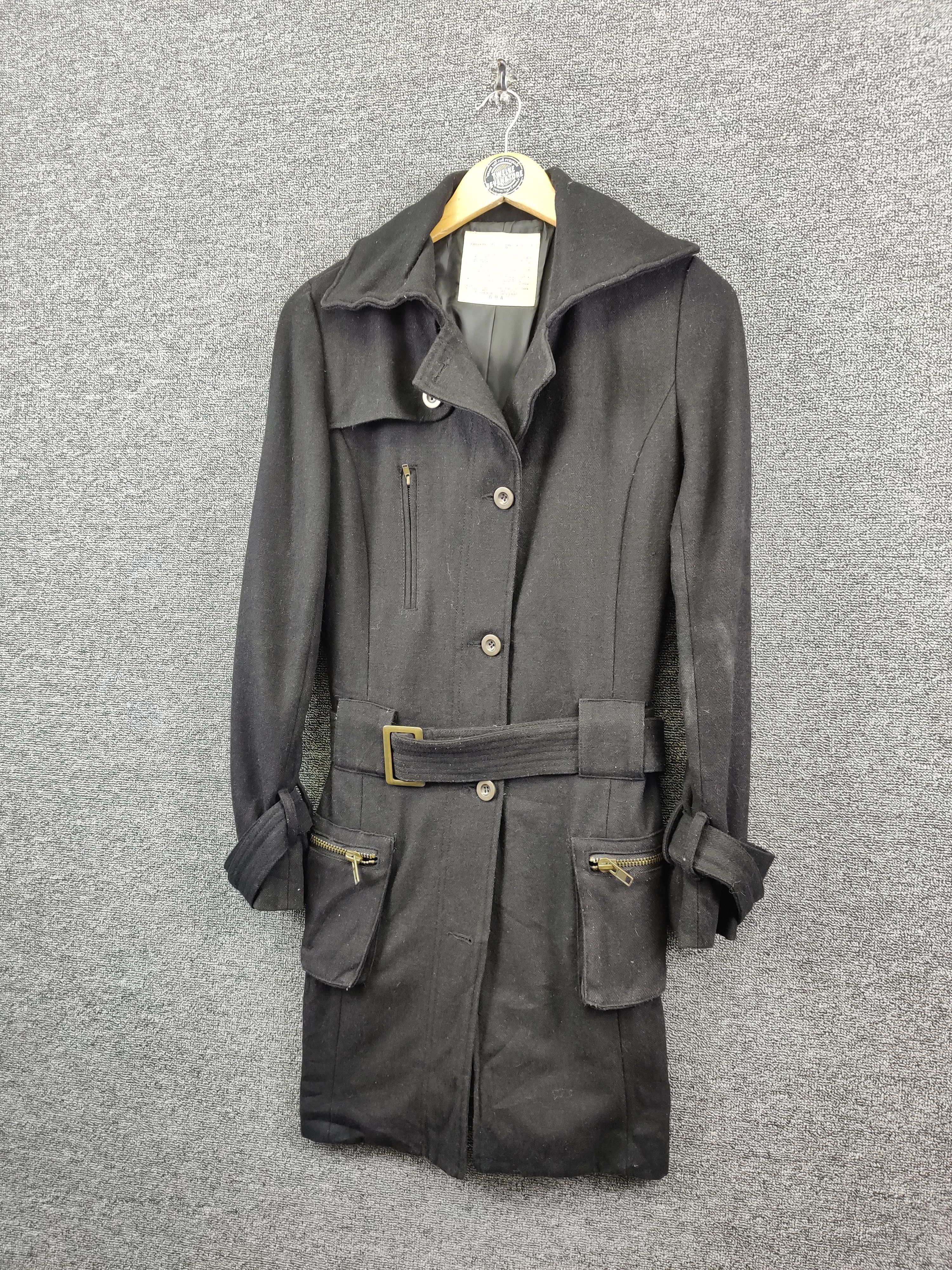 GOA Vintage GOA Wool Belted Long Coat Jacket Size US S / EU 44-46 / 1 - 2 Thumbnail