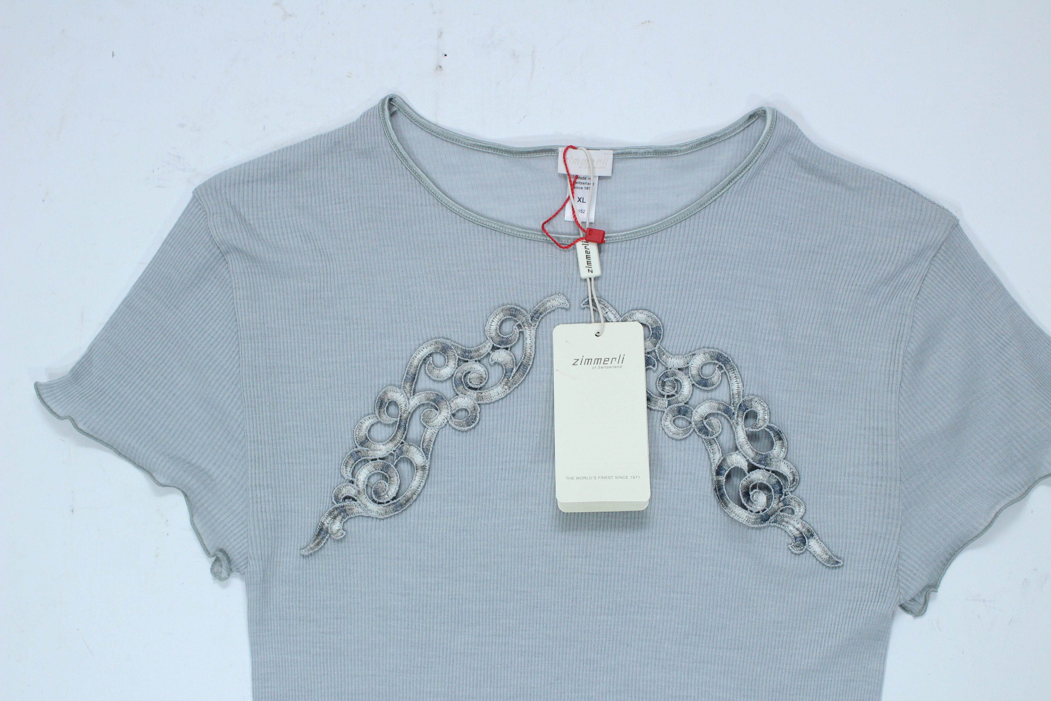 Vintage Zimmerli Top Shirt New Wms Size XL Made In Switzerland Size XL / US 12-14 / IT 48-50 - 8 Thumbnail