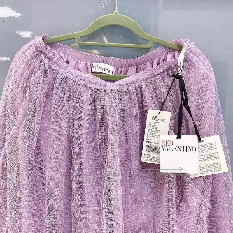 Valentino Valentino Purple Knit Sweater and Skirt Set . Size L / US 10 / IT 46 - 6 Thumbnail